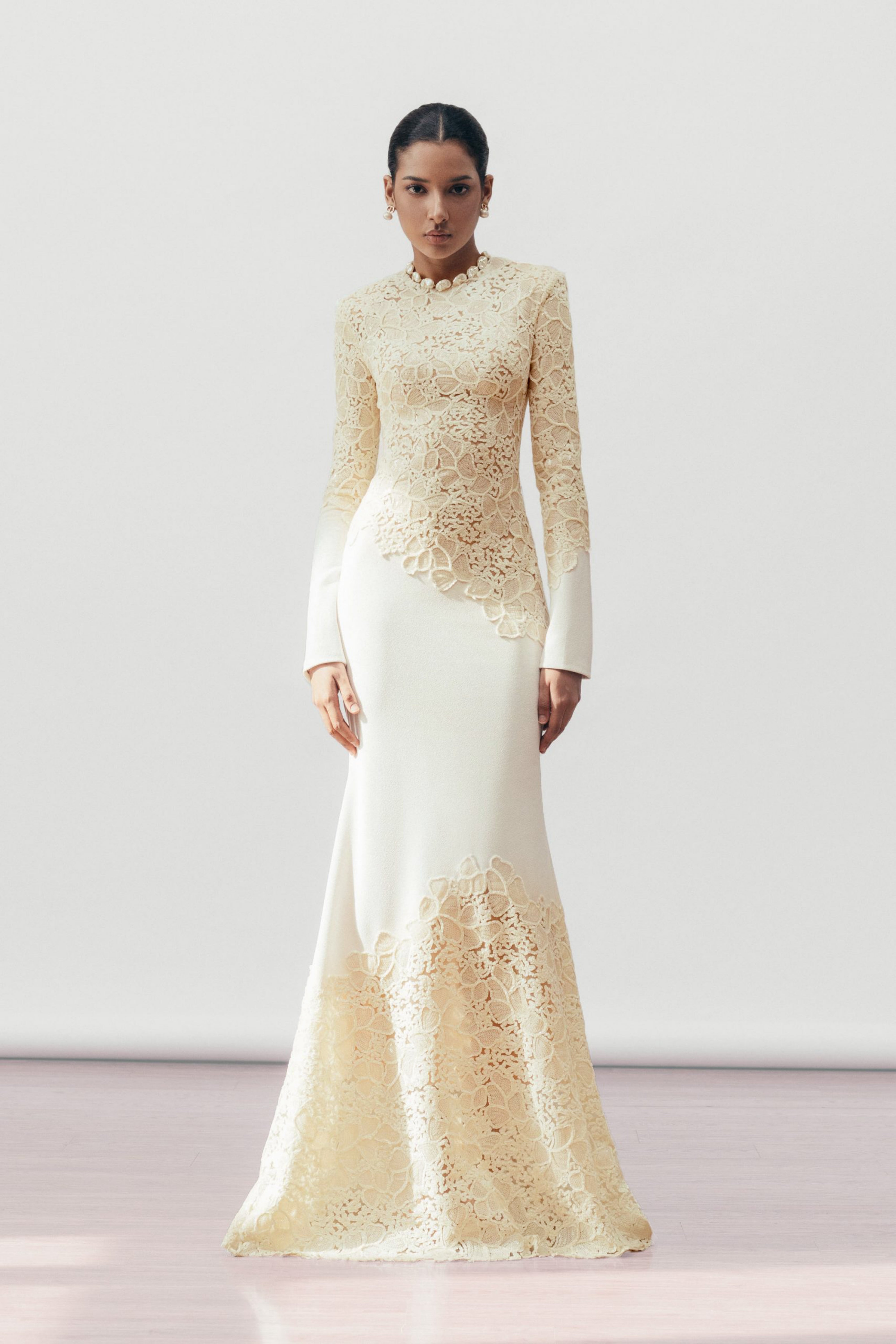 Mathilde White Embroidered Maxi Dress