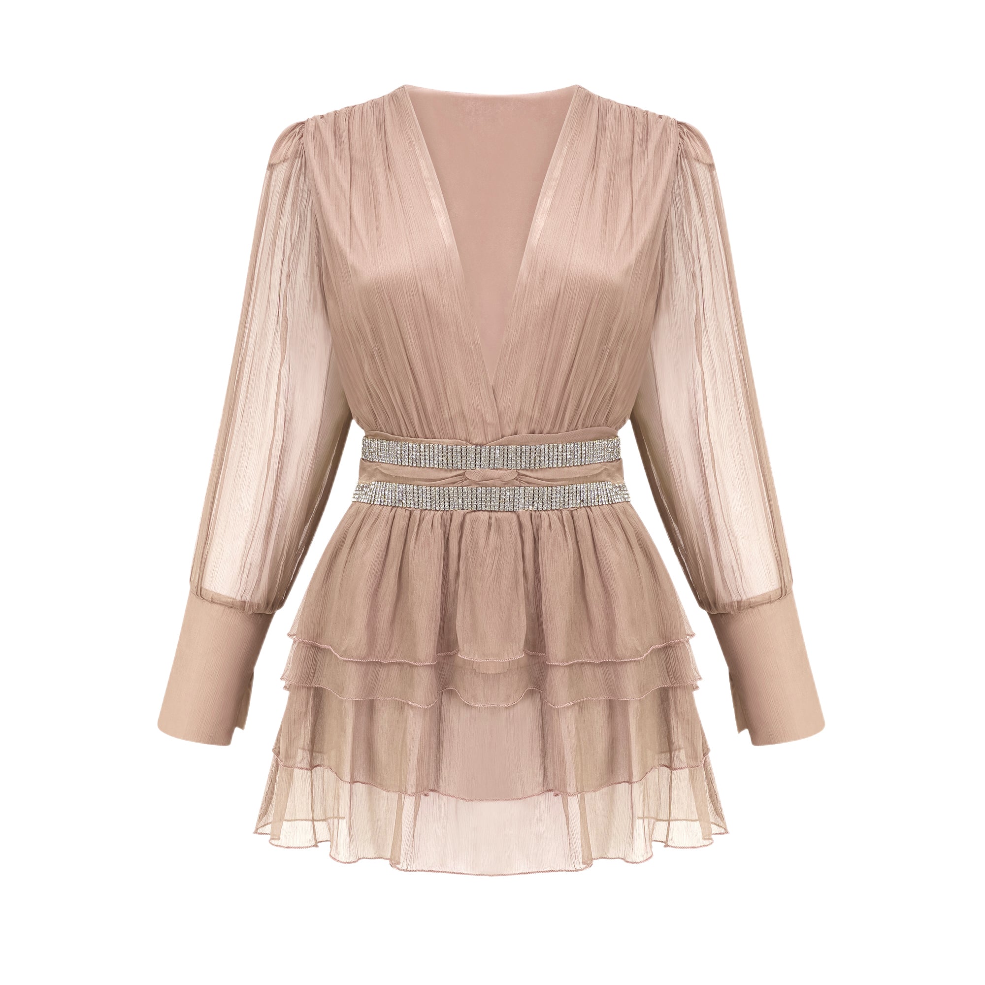 Ellica crystal-embellished silk mini dress (Final Sale)