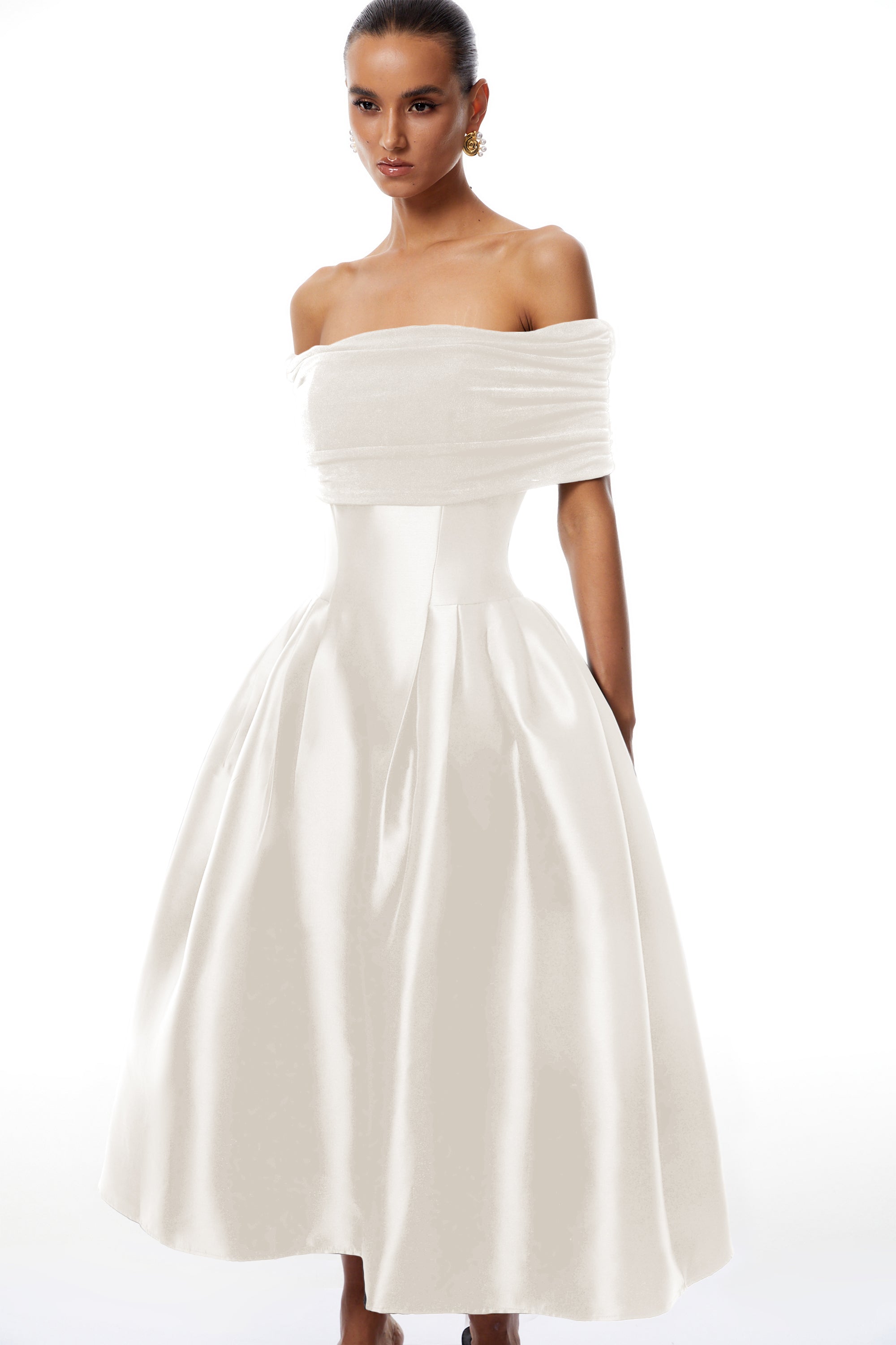 Kéa Schwarzes Midikleid