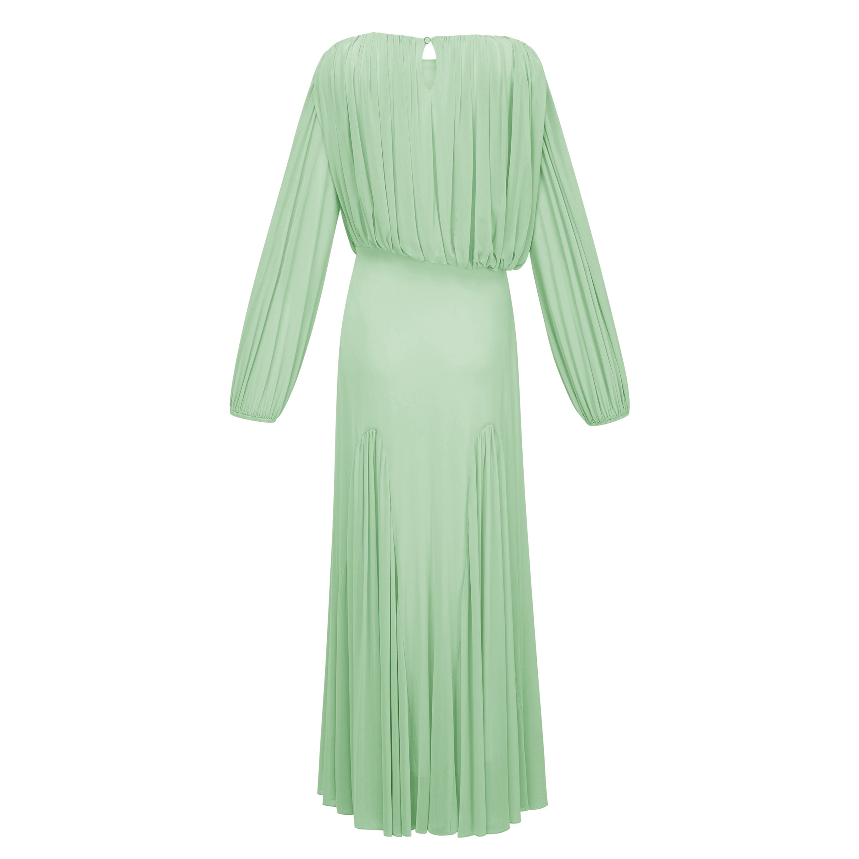 فستان طويل بكم "جرين لانترن" من أنابيل مع طيات