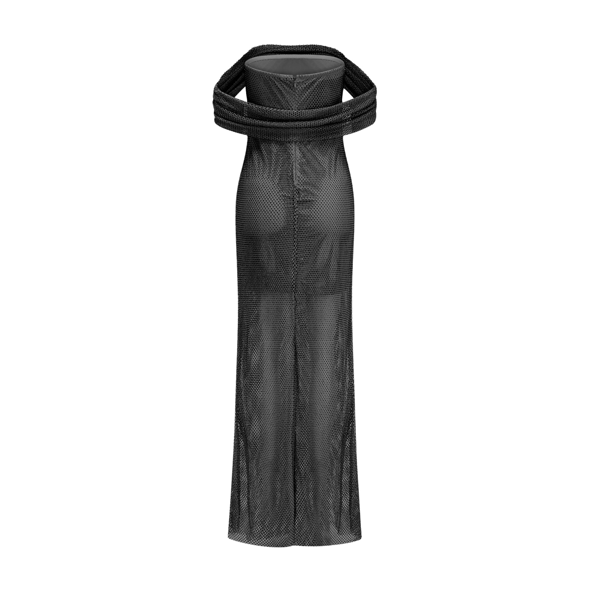 Lourdes rhinestone-embellished maxi dress