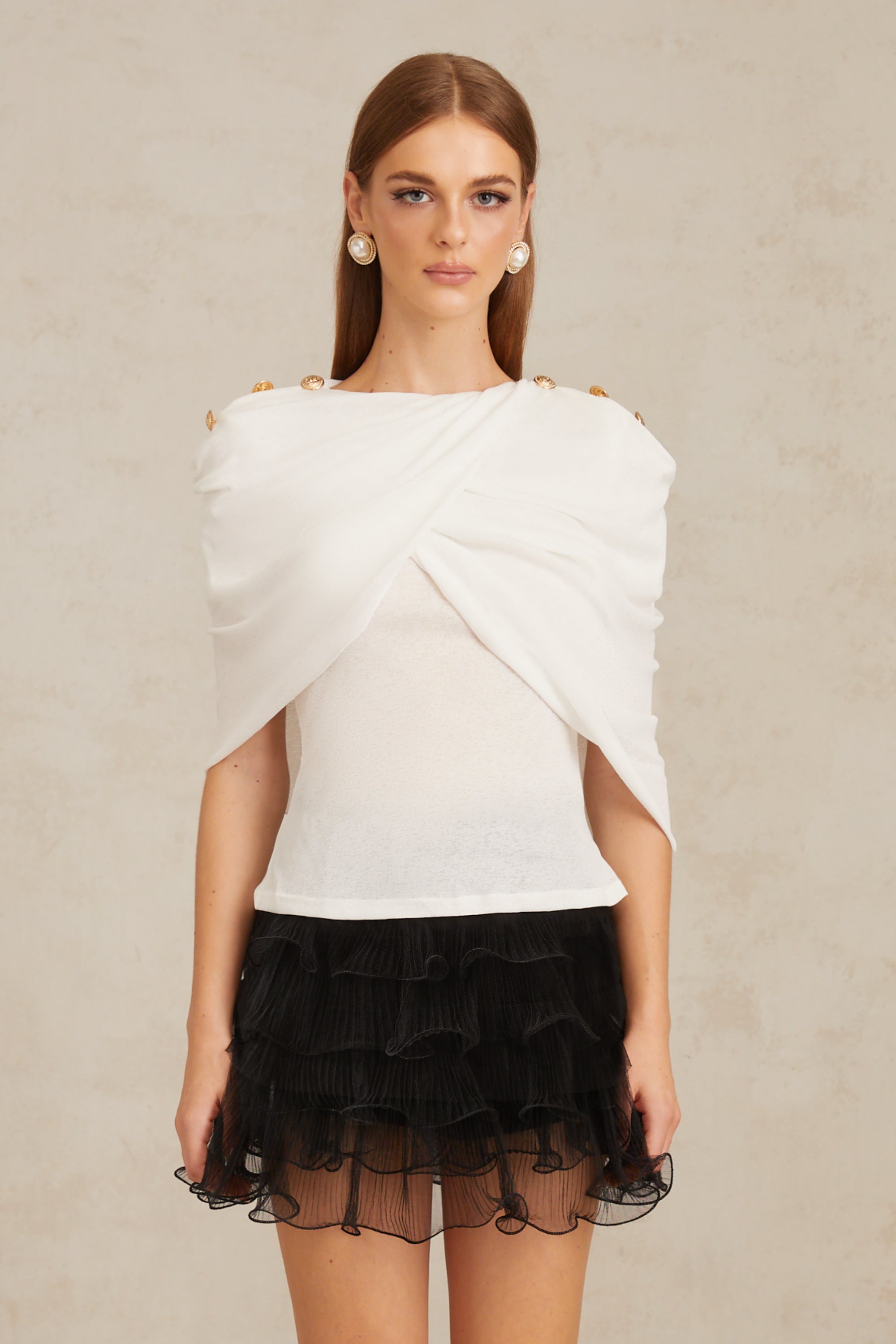 Vappu Color Block Ruched Co-ord Set