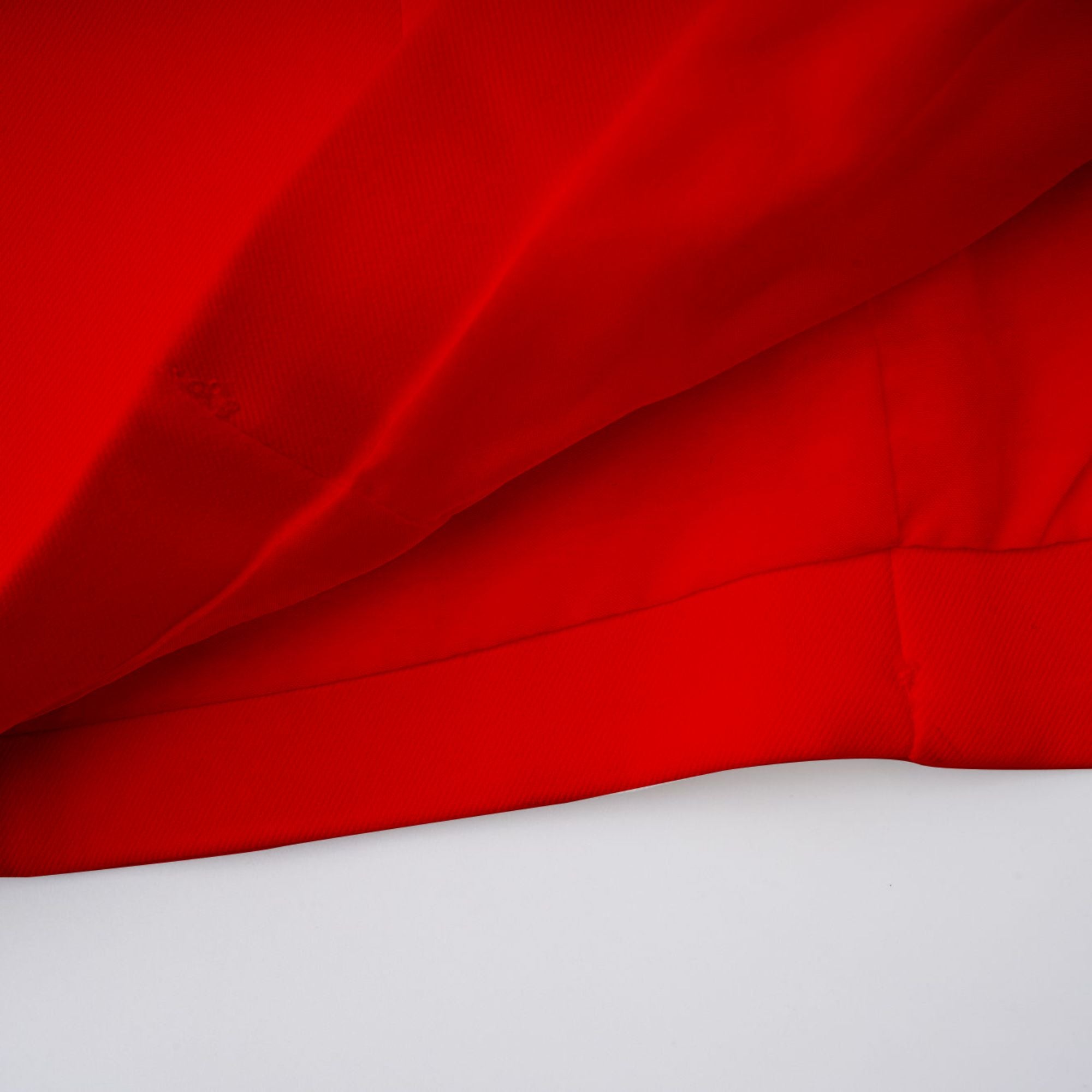 Irène Red Sequined Floral Embroidered Midi Dress