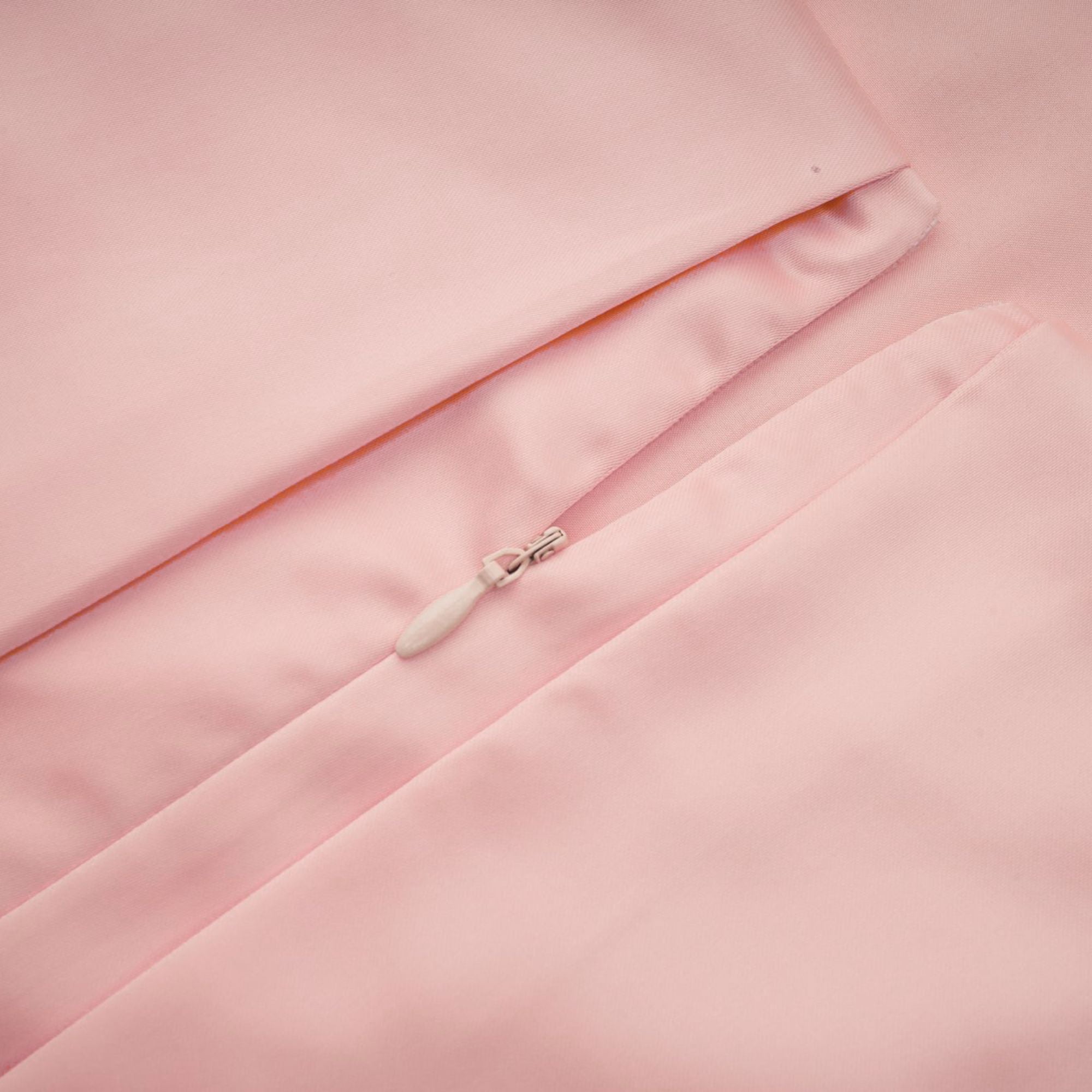 Avril Pink Floral Embroidered Satin Mini Dress