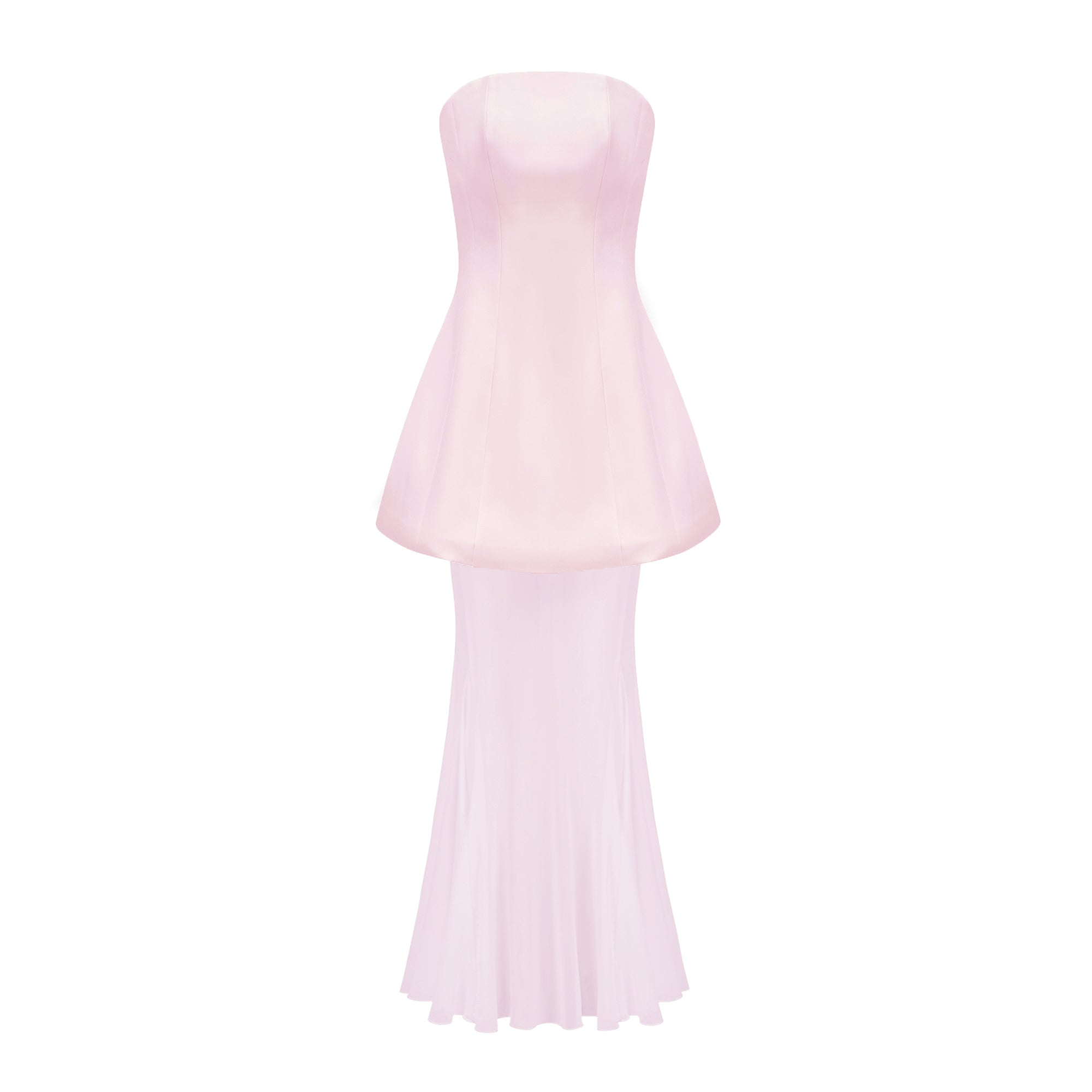 مجموعة فستان كورساج أسود و تنورة شبكية من ميلاني