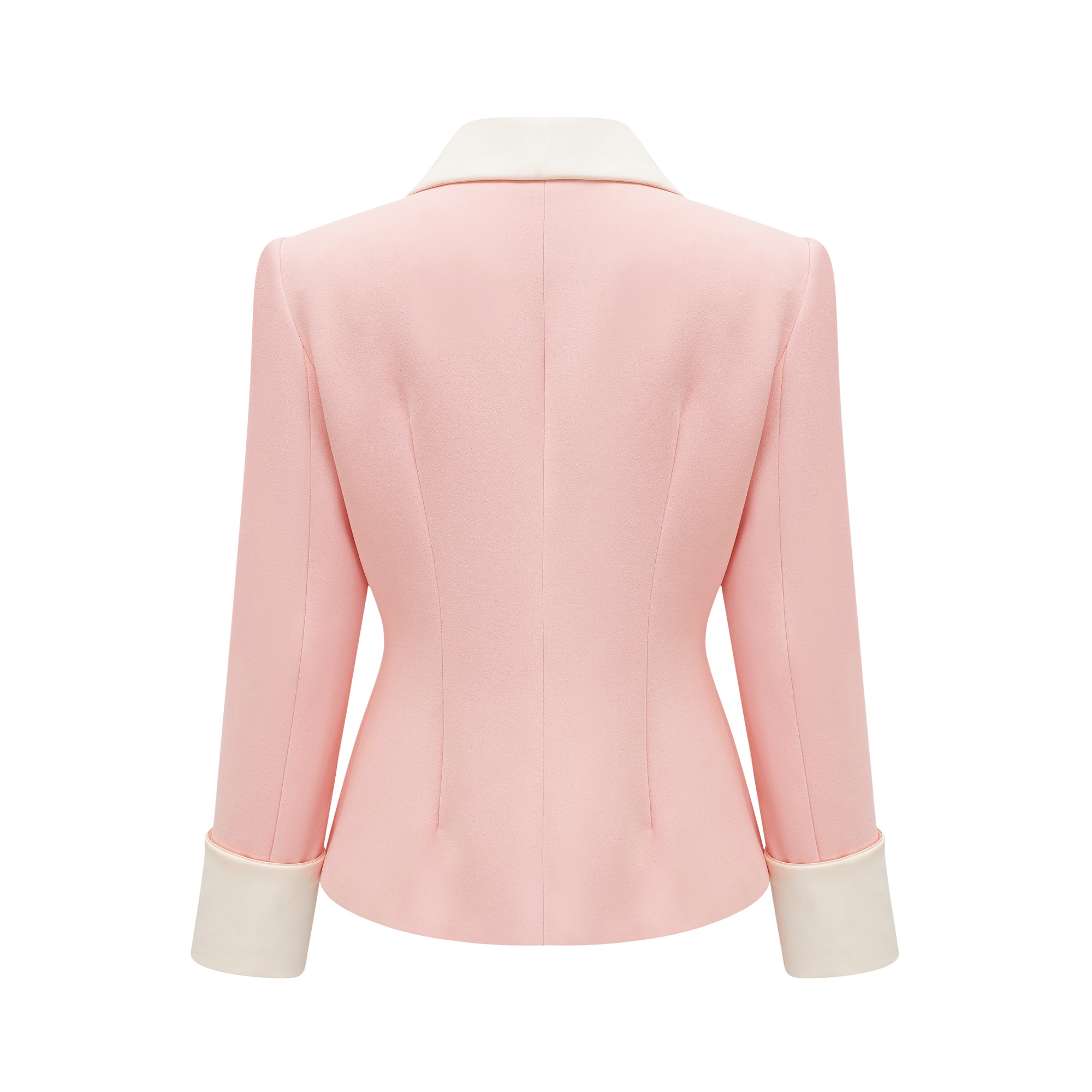 Claretta – passendes Set aus Blazer und Hose im Farbblockdesign