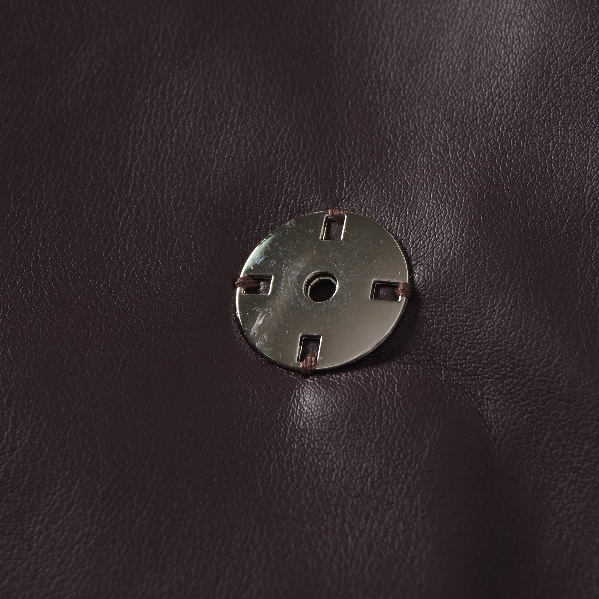 Solange Brown Leather Mini Blazer Dress