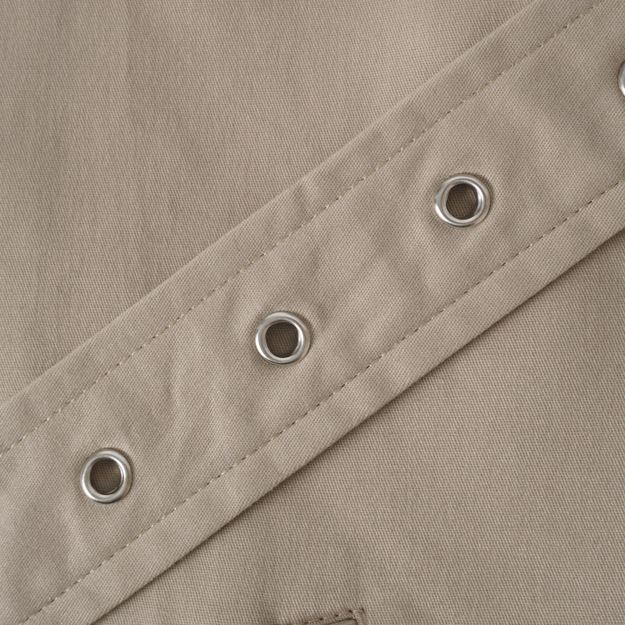 معطف ساندرا قصير محايد مزدوج الصدر بأزرار