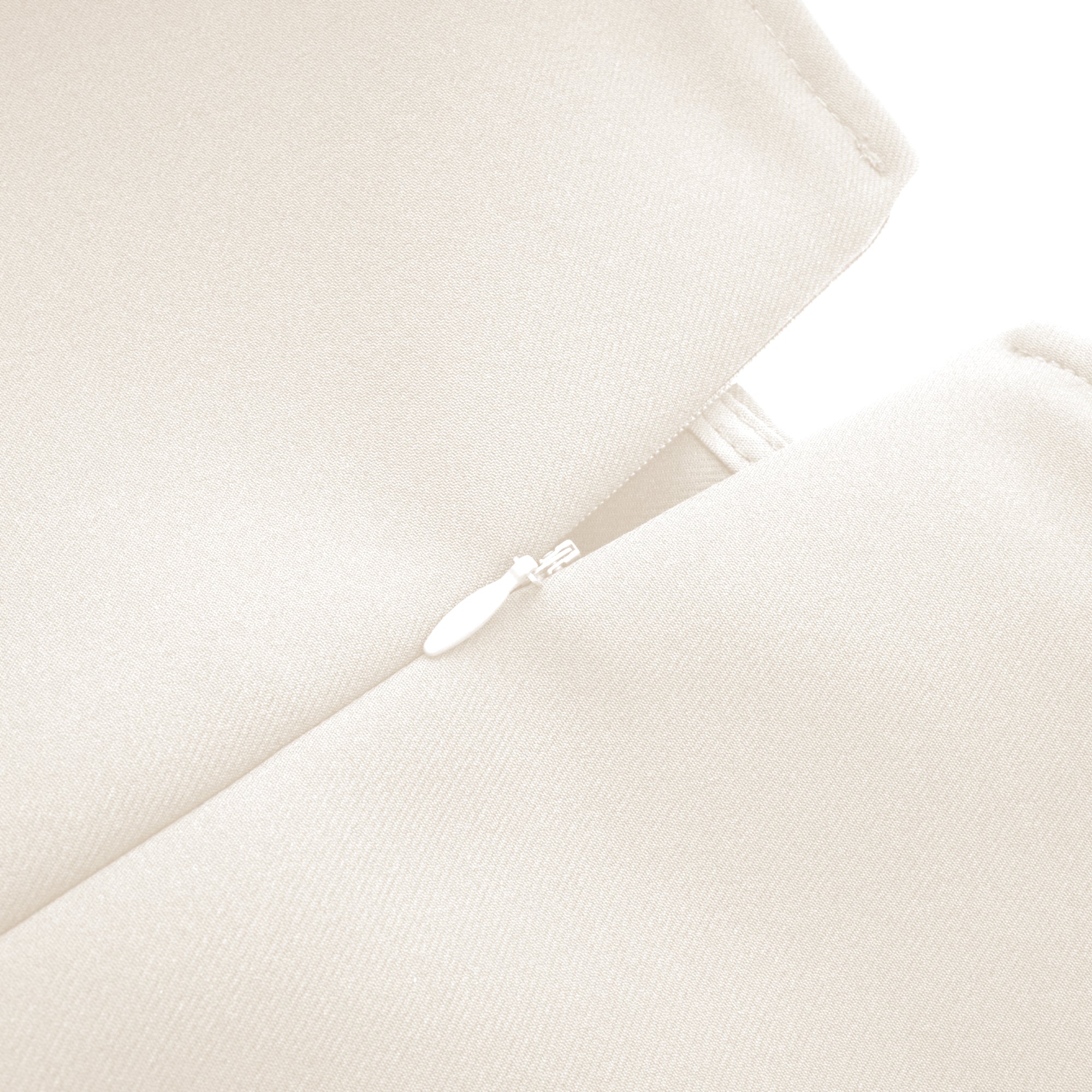 فستان جينيفير متوسط الطول بني غير متماثل