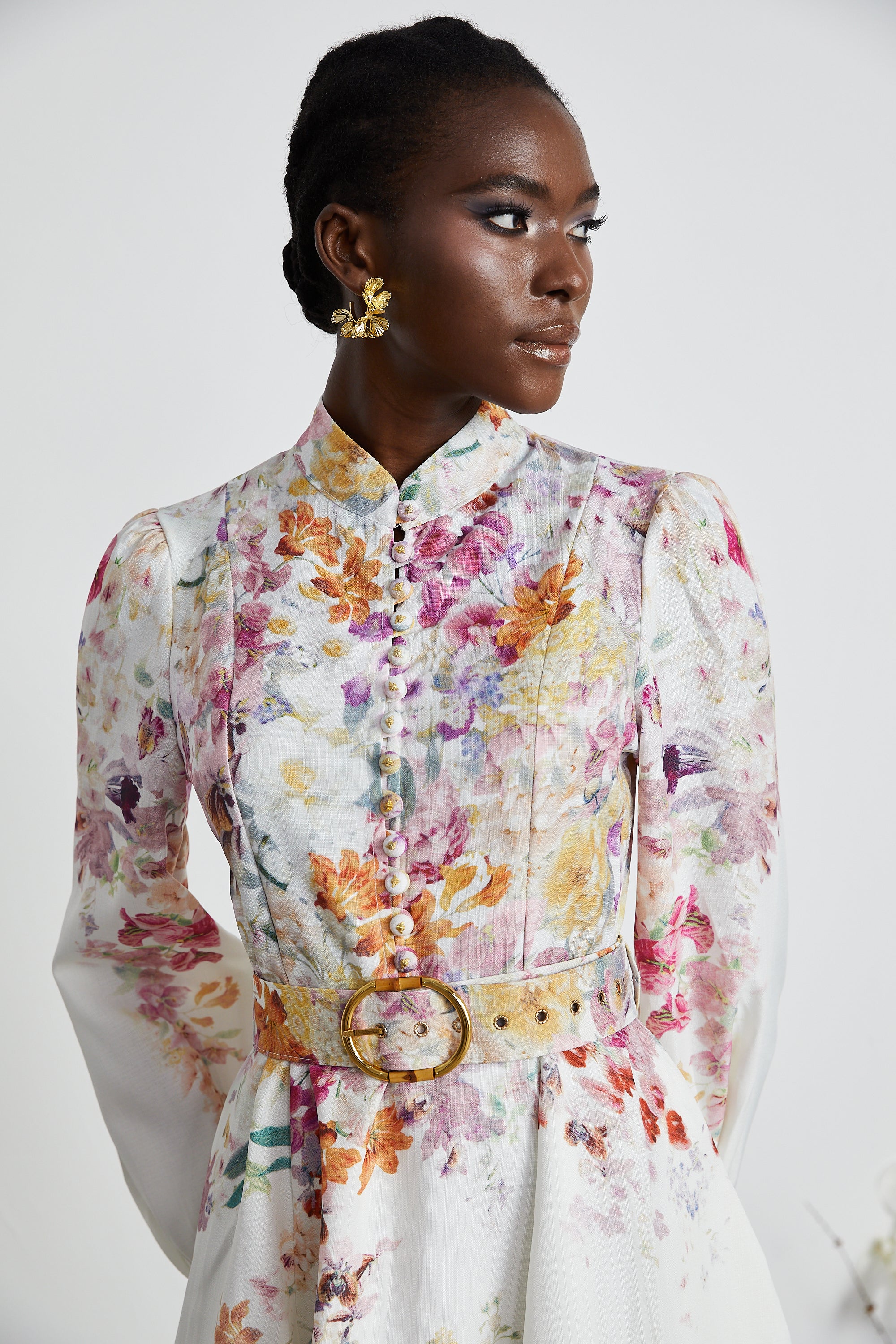 Bianca floral-print mini dress (Final Sale)