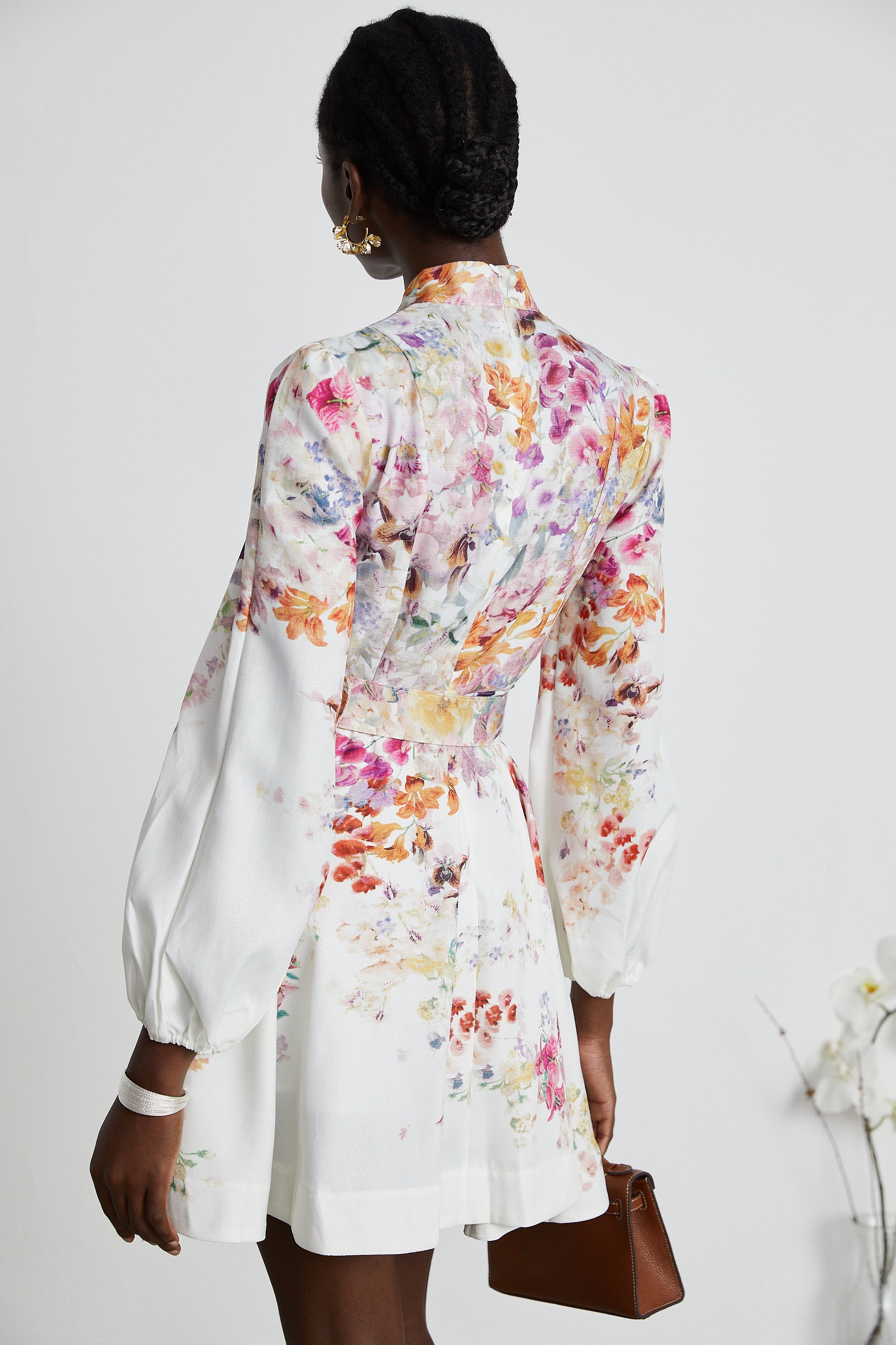 Bianca floral-print mini dress (Final Sale)