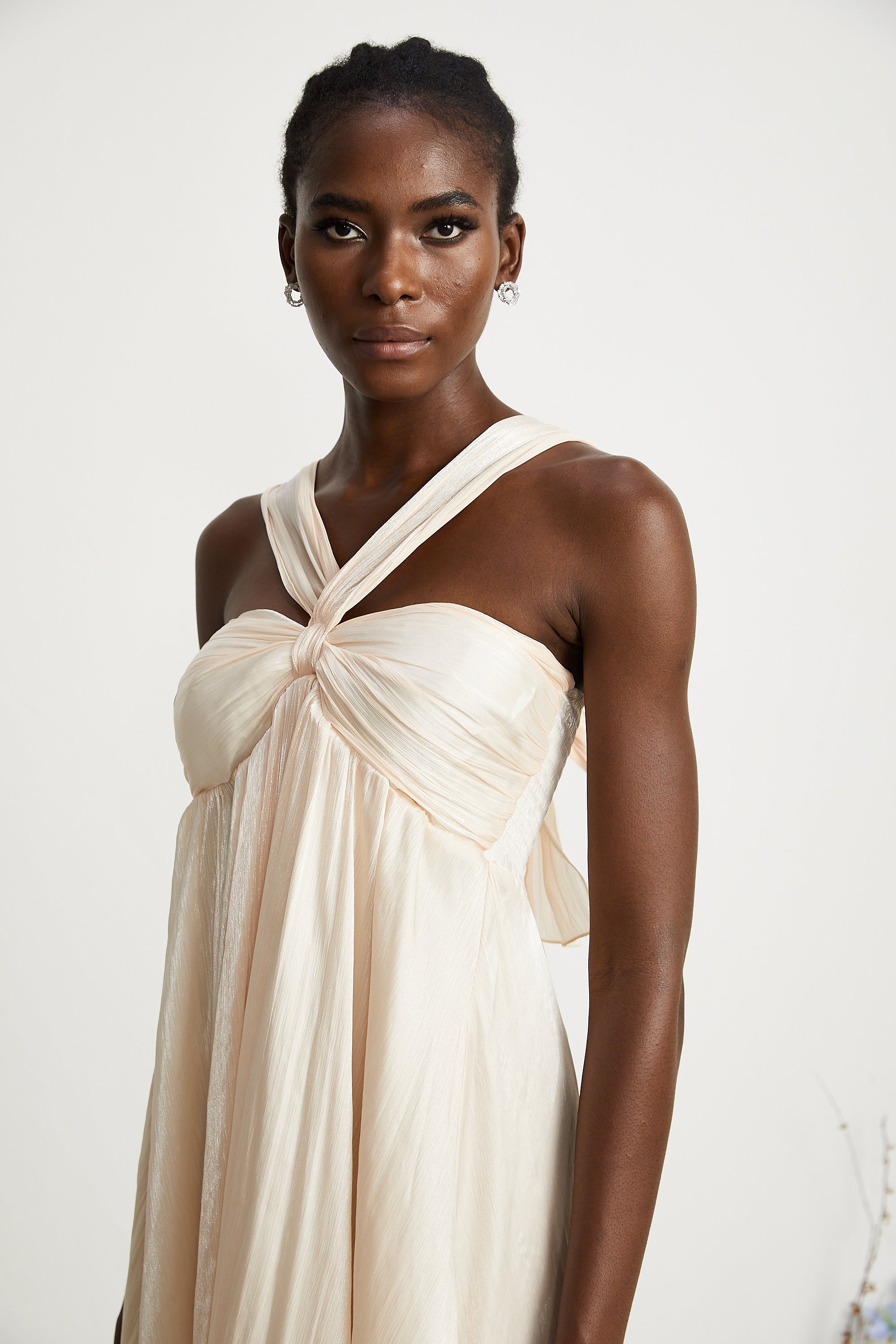 Bérénice lace-hem midi dress (Final Sale-US Only)