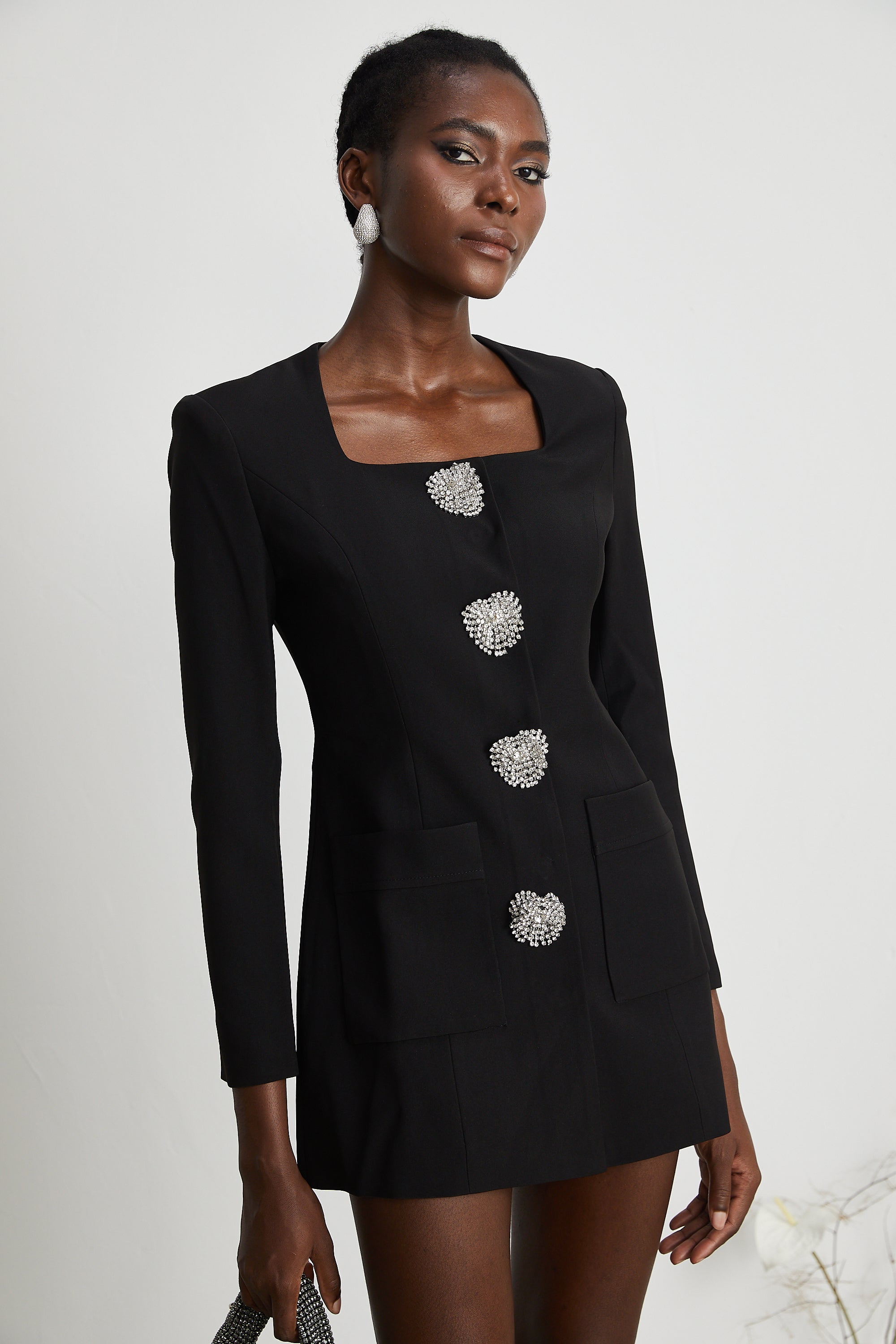 Fionnghuala Crystal Embellished Mini Dress