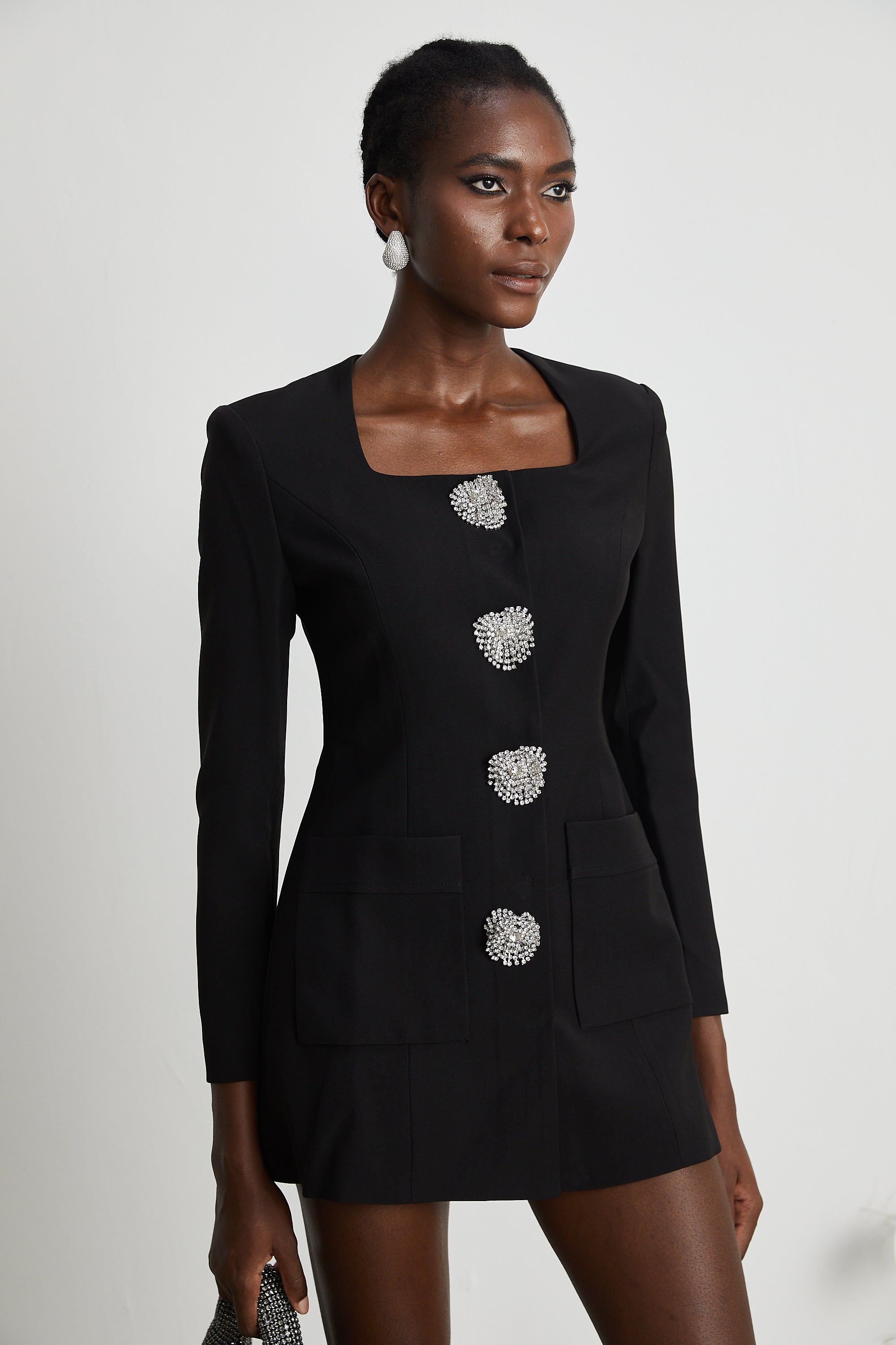 Fionnghuala Crystal Embellished Mini Dress