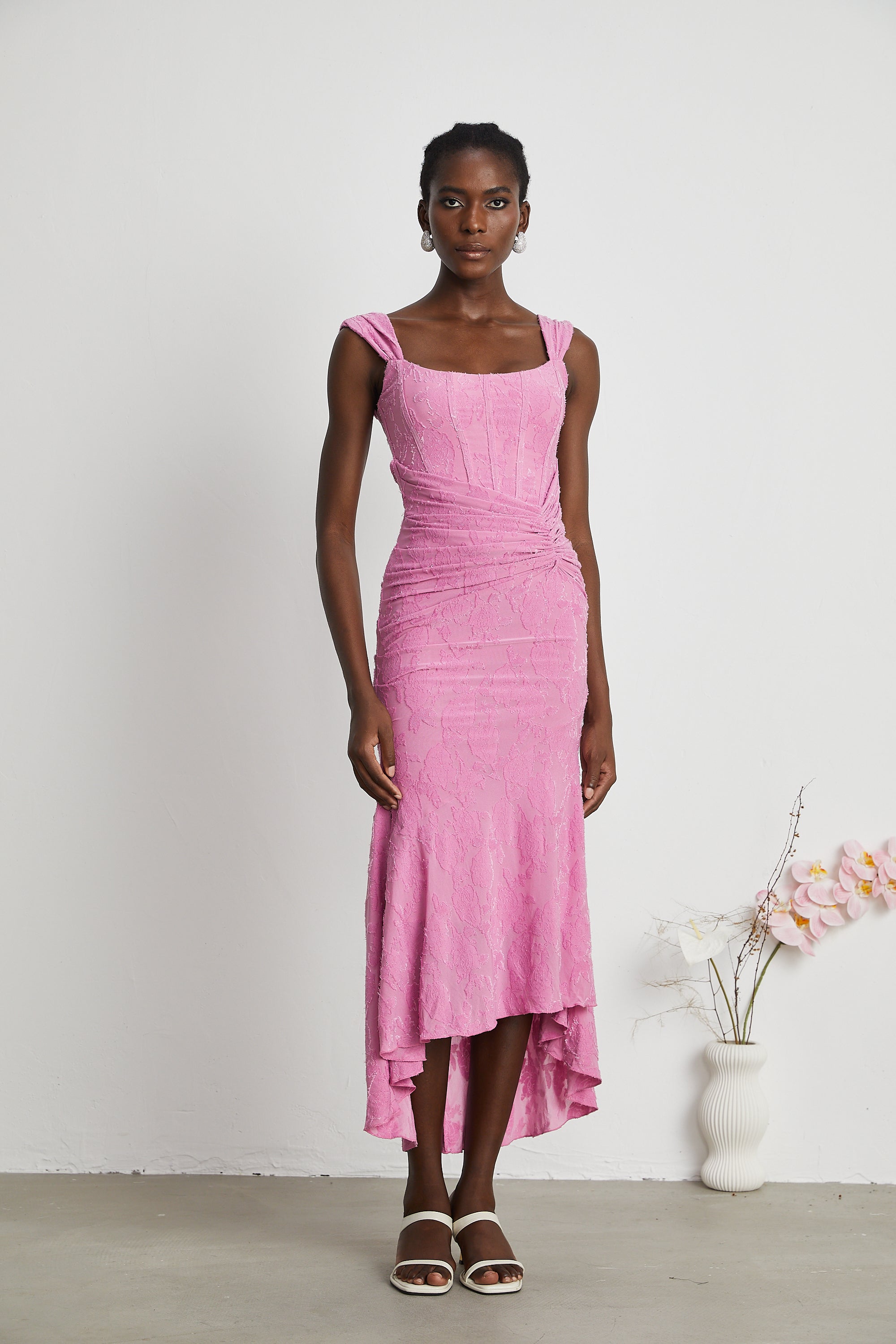 Charlotte floral jacquard maxi dress (Final Sale-US Only)