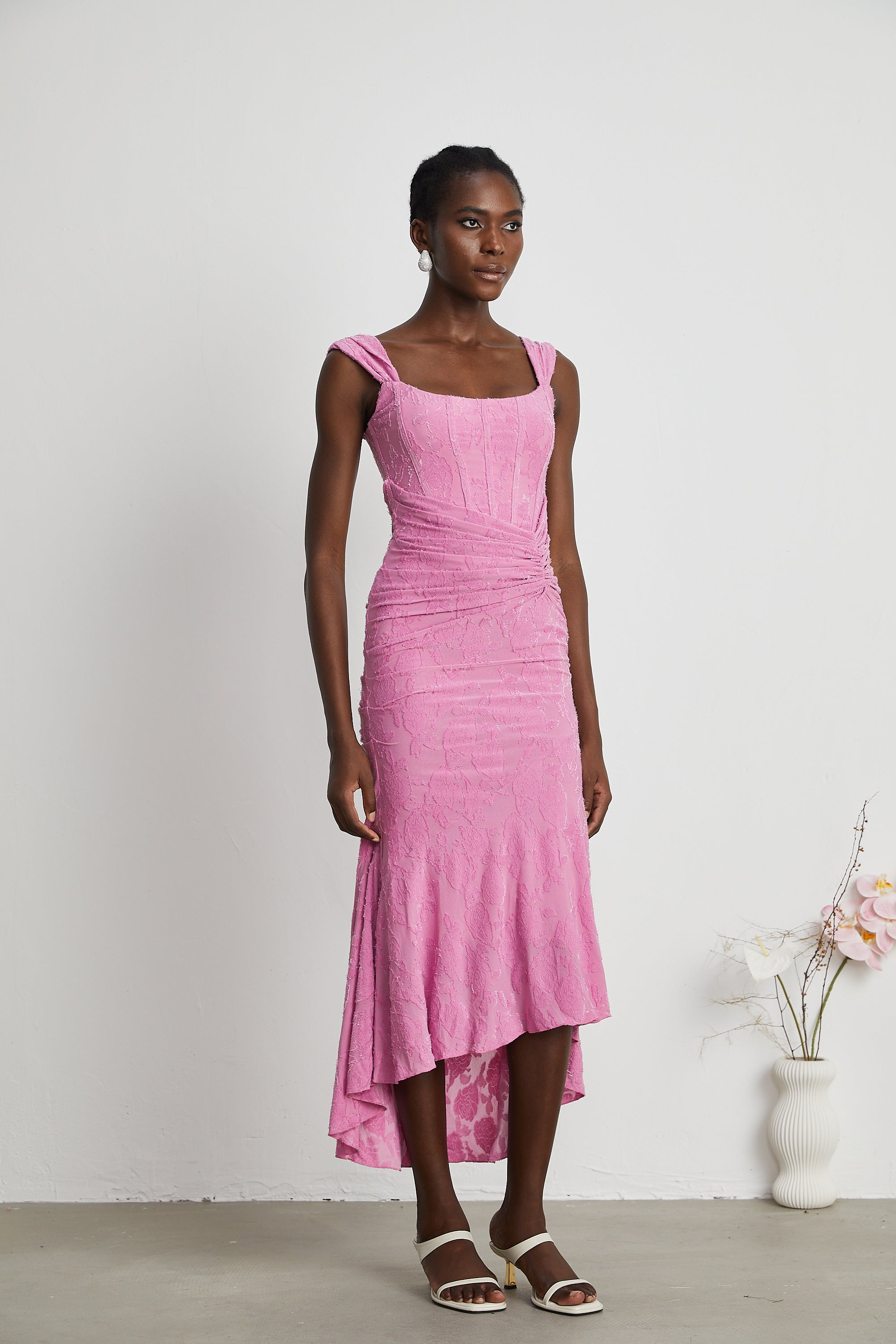 Charlotte floral jacquard maxi dress (Final Sale-US Only)