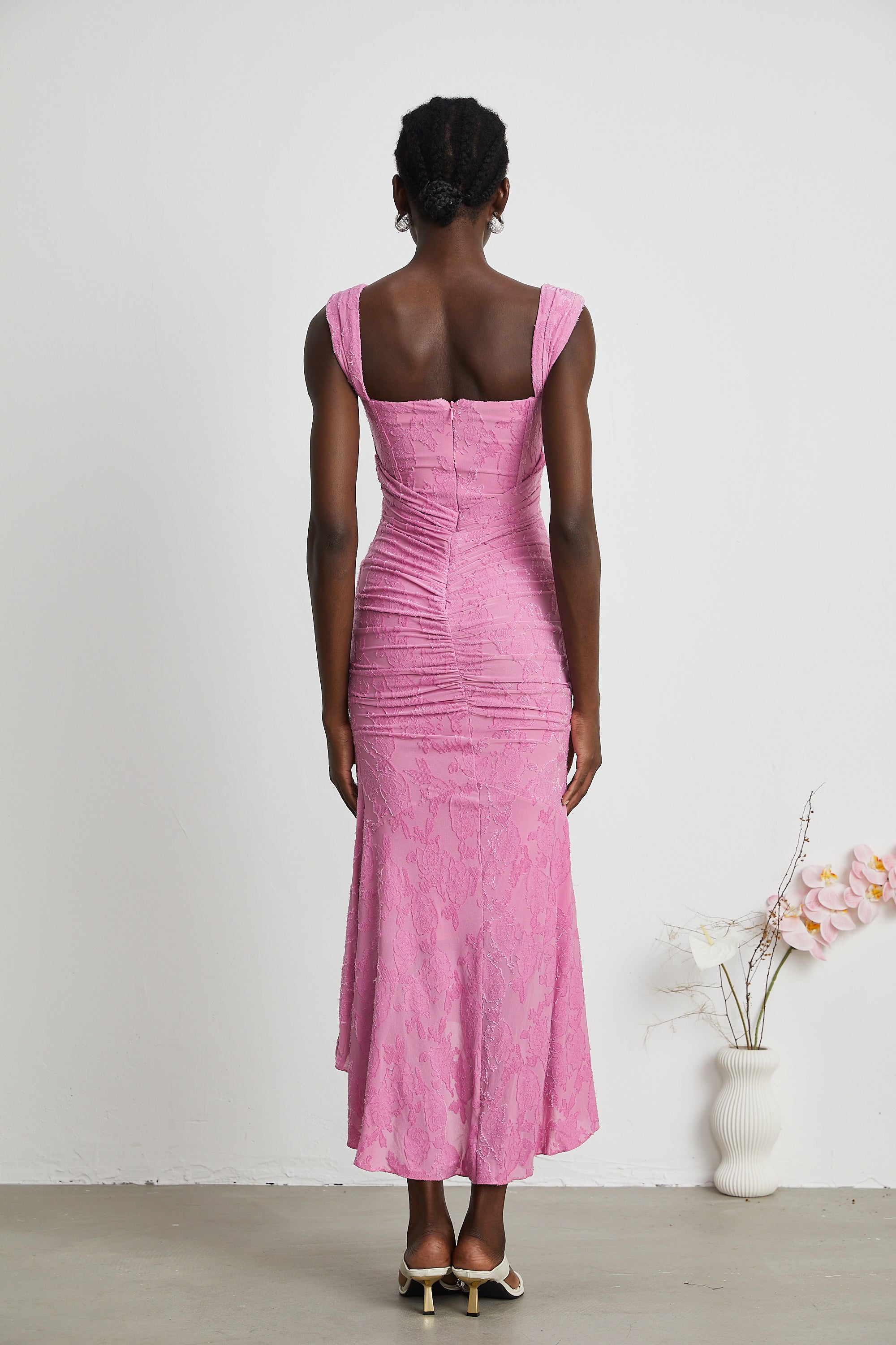 Charlotte floral jacquard maxi dress (Final Sale-US Only)