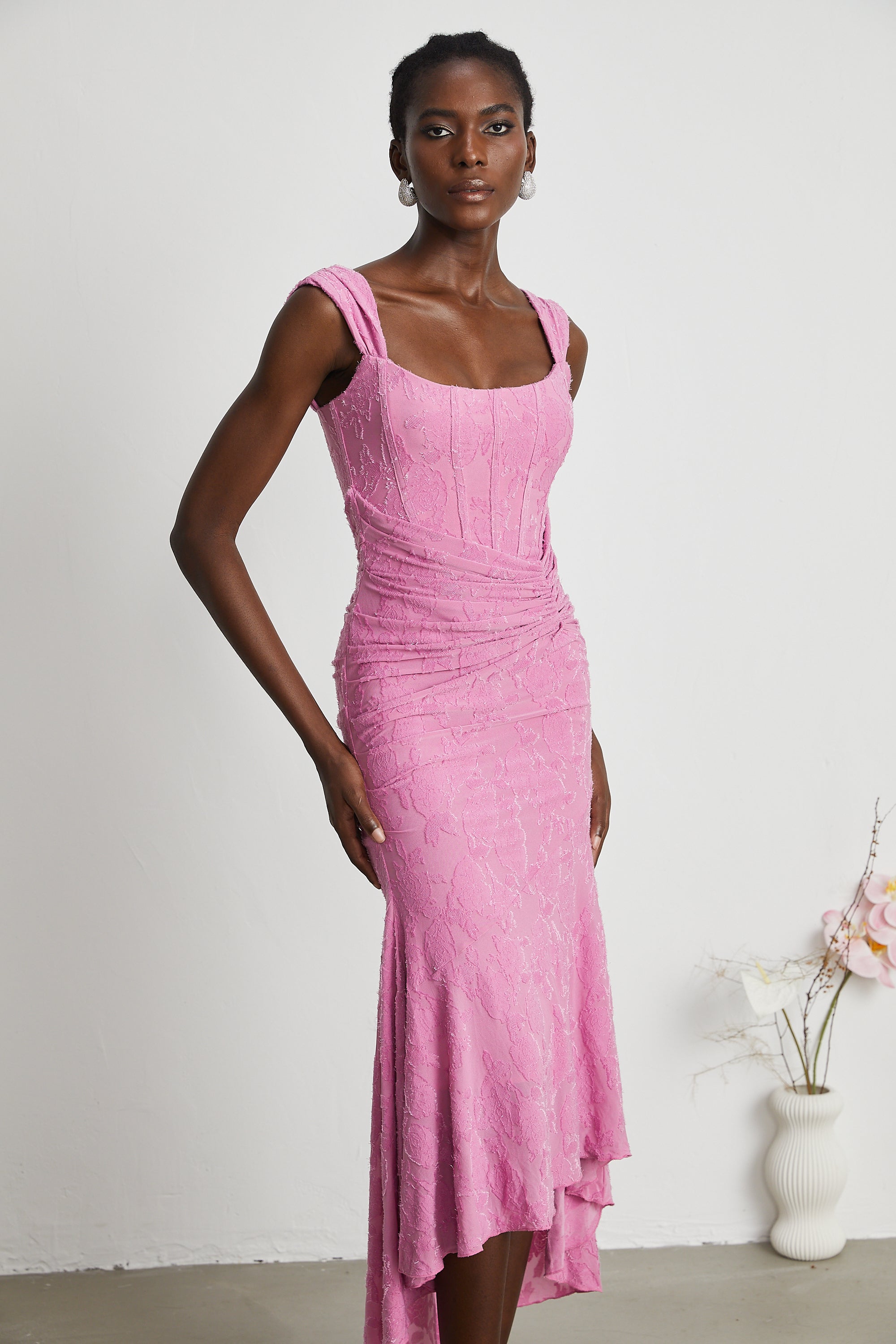 Charlotte floral jacquard maxi dress (Final Sale-US Only)