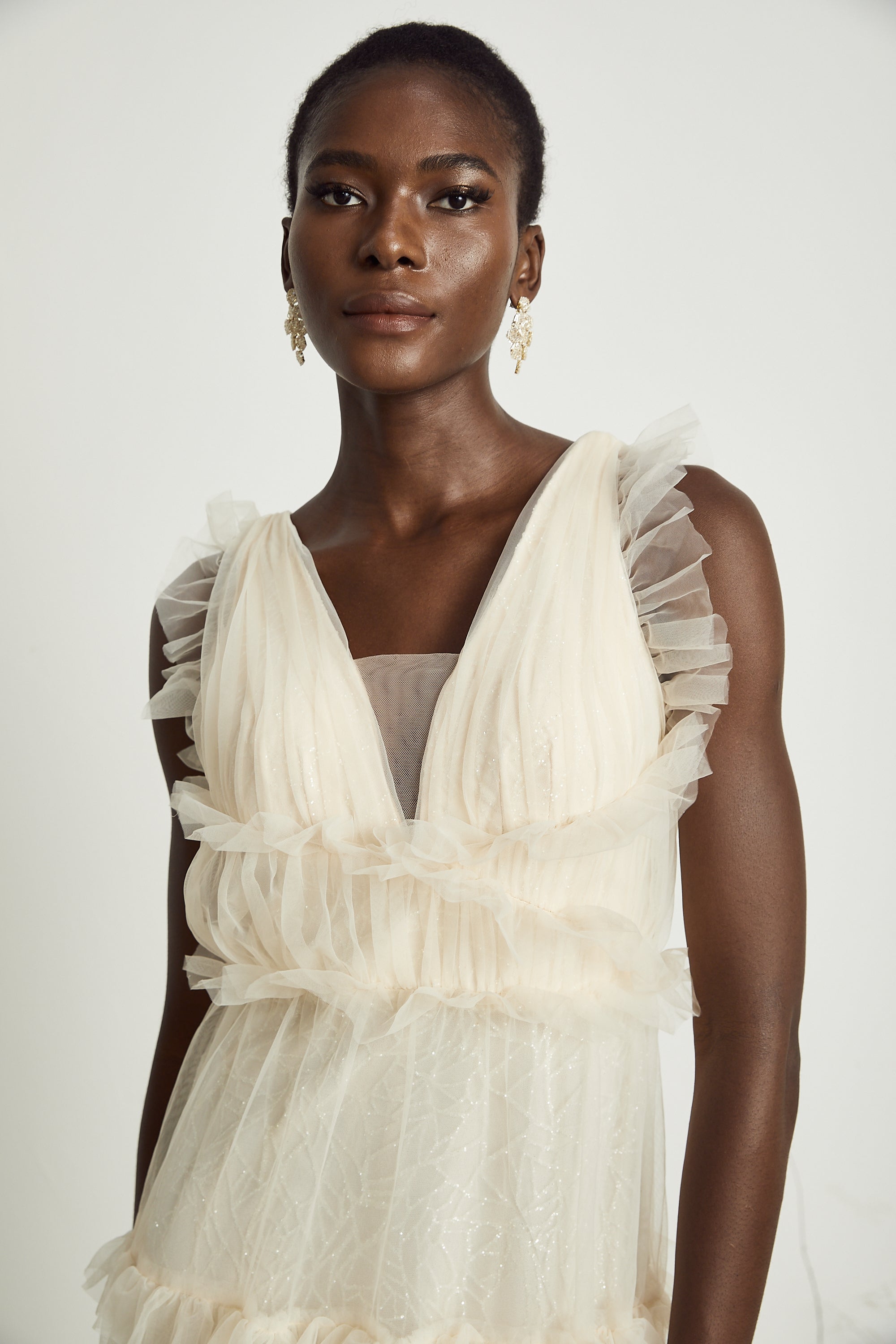 Sophina embellished ruffled maxi dress (Final Sale-US Only)