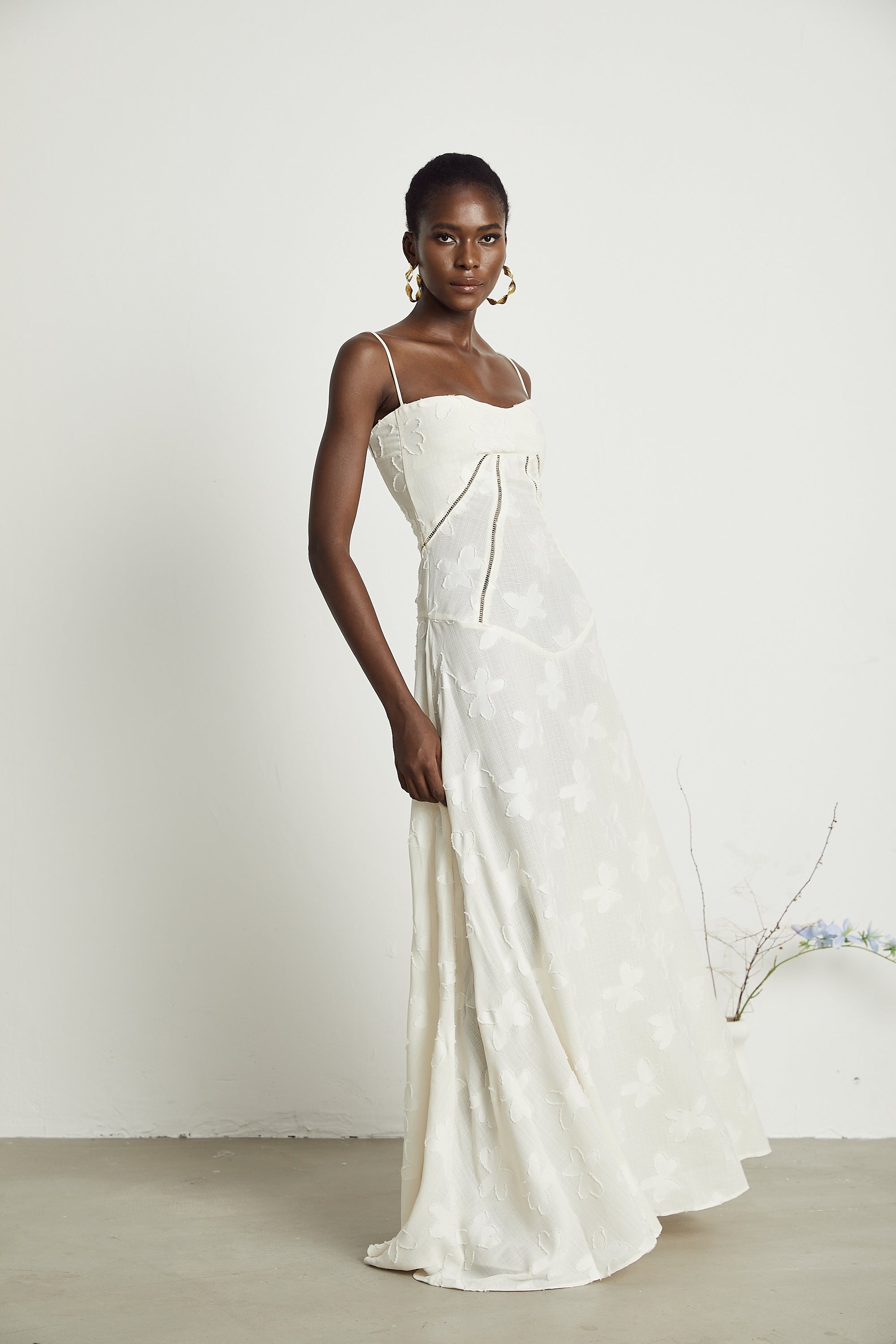 فستان ماكسي مزهر من أدبيلا