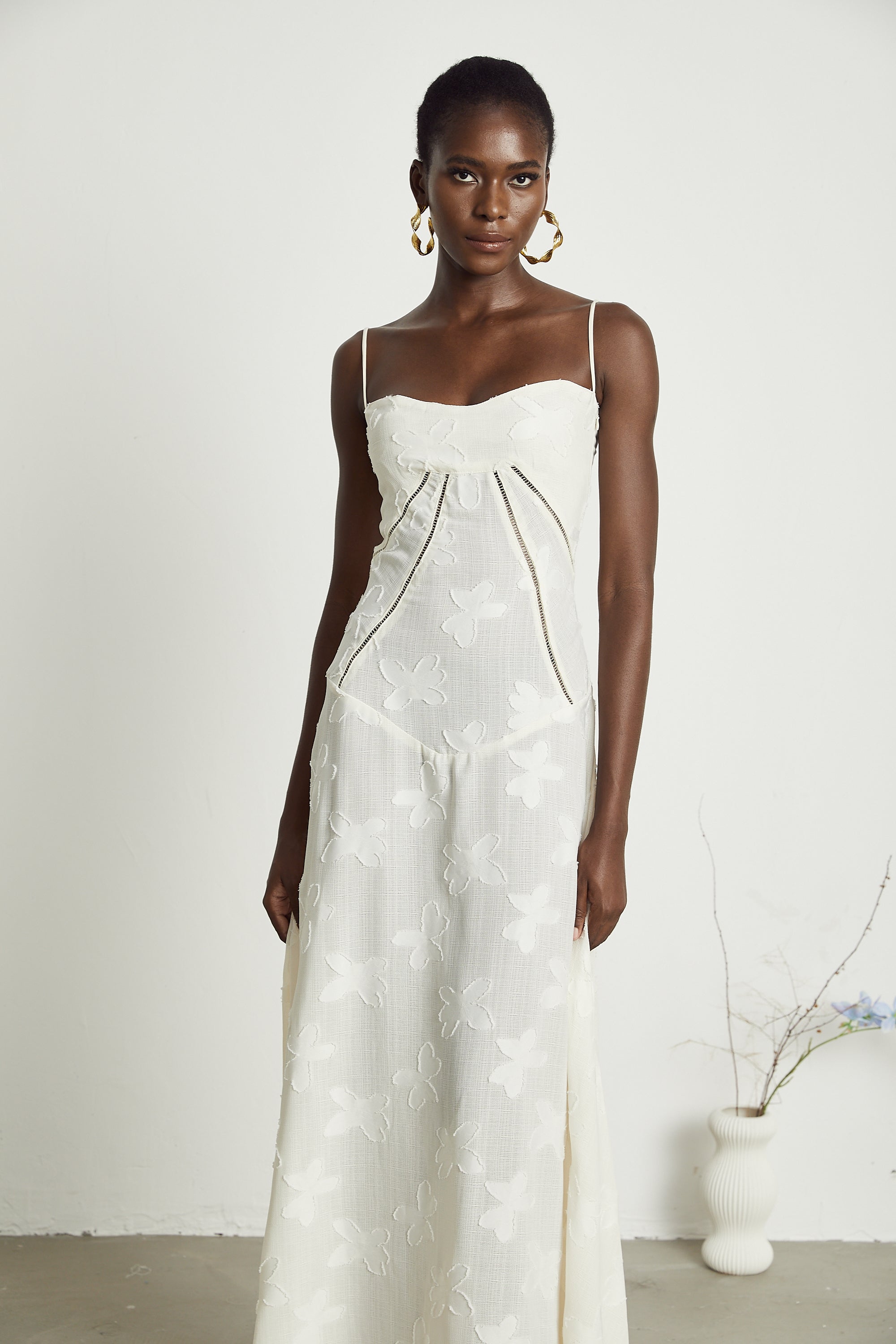 فستان ماكسي مزهر من أدبيلا