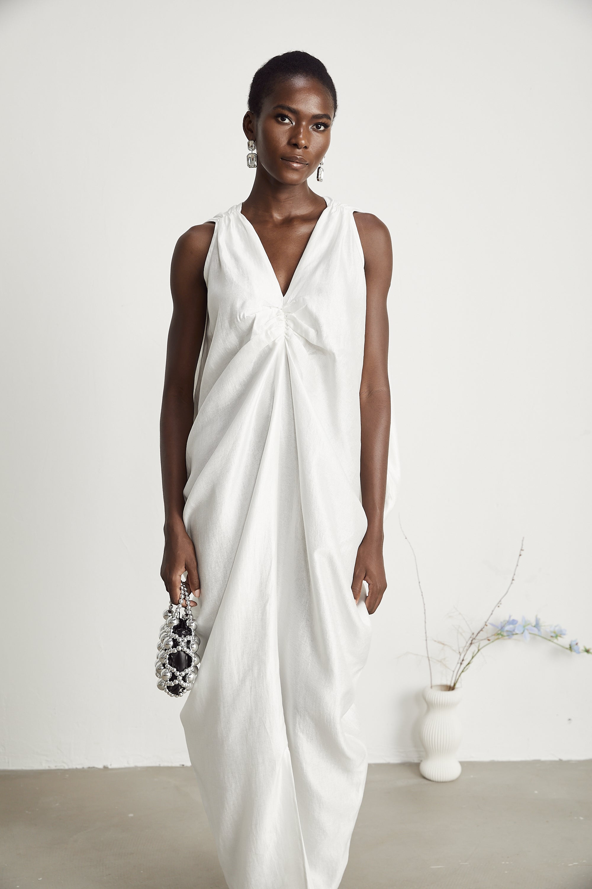 Flora Pérola Off White Dress