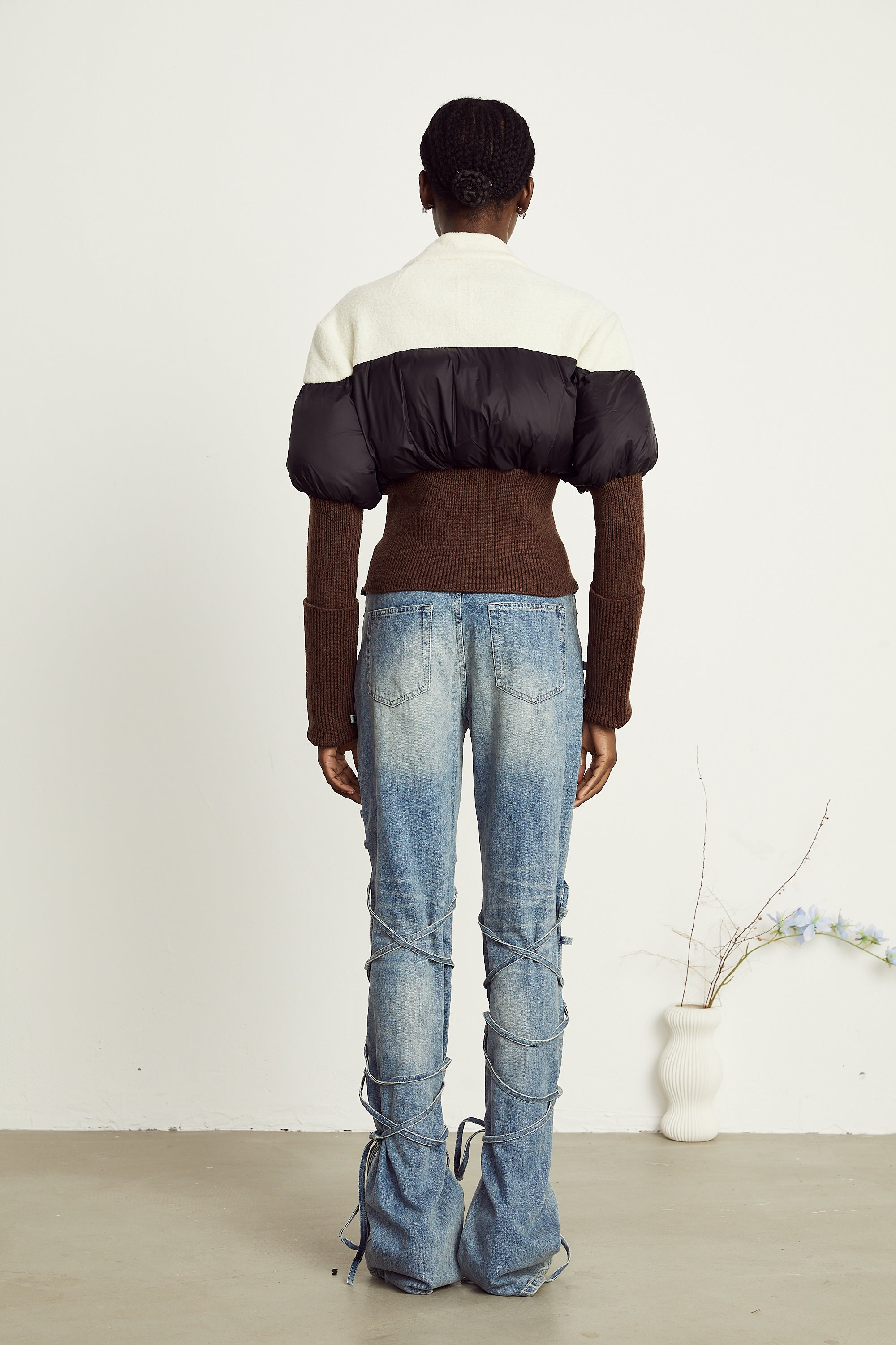 Veste courte à empiècements Ghislaine (Vente définitive)