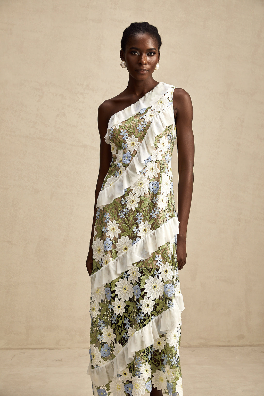 Melisse Floral Embroidery Dress