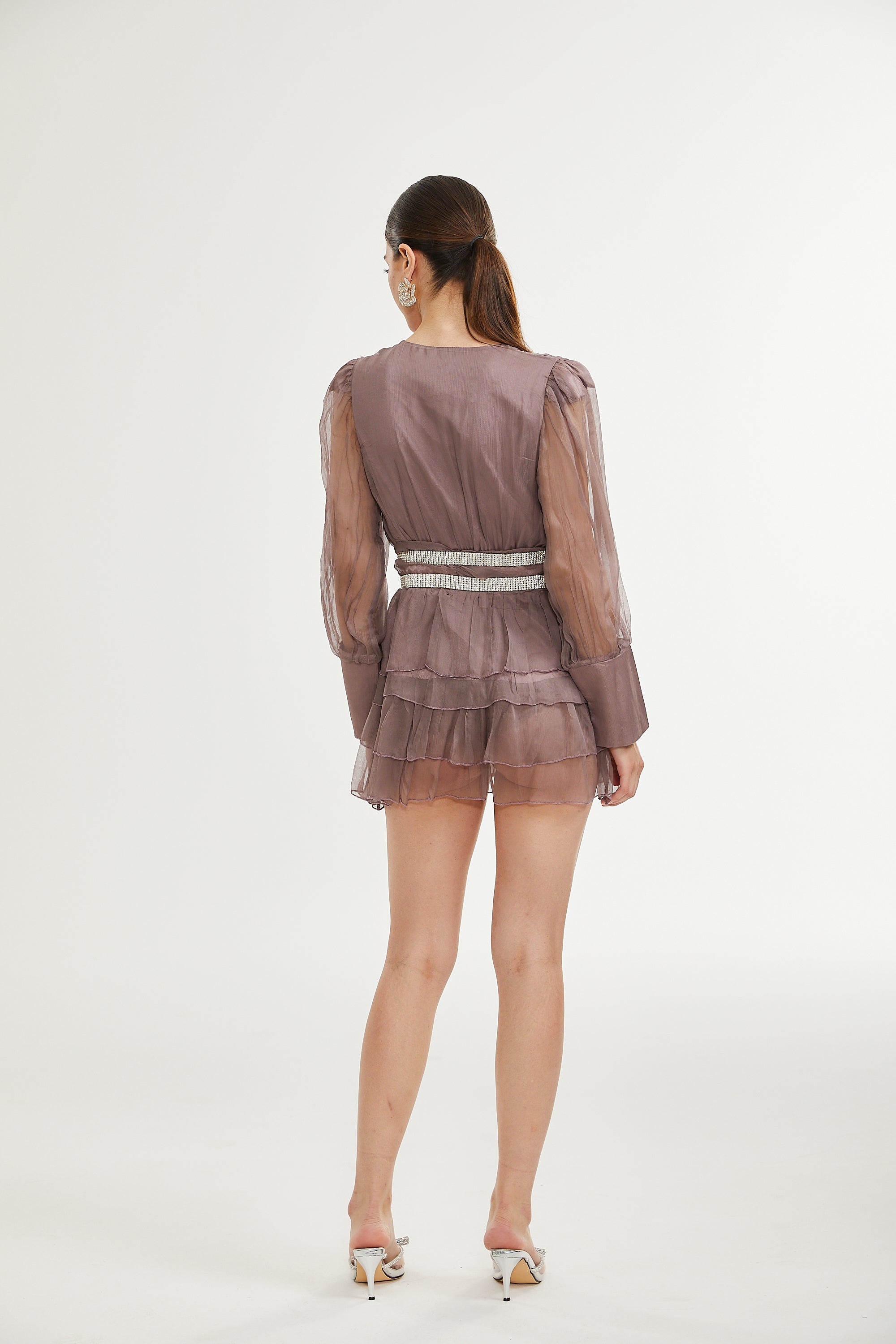 Ellica crystal-embellished silk mini dress (Final Sale)