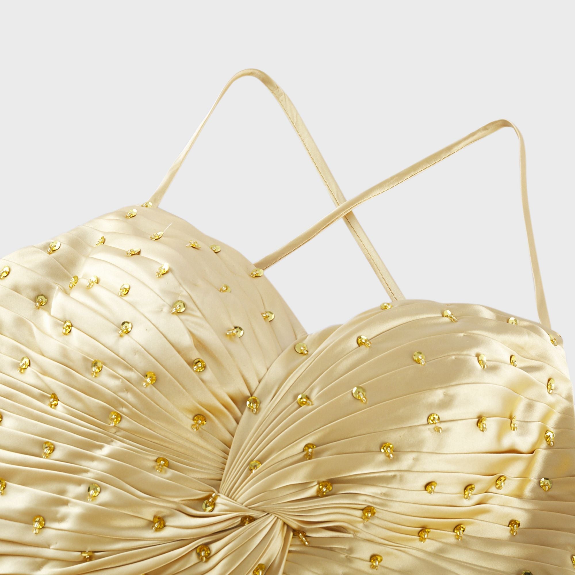 فستان ماكسي مطوي من ايلين