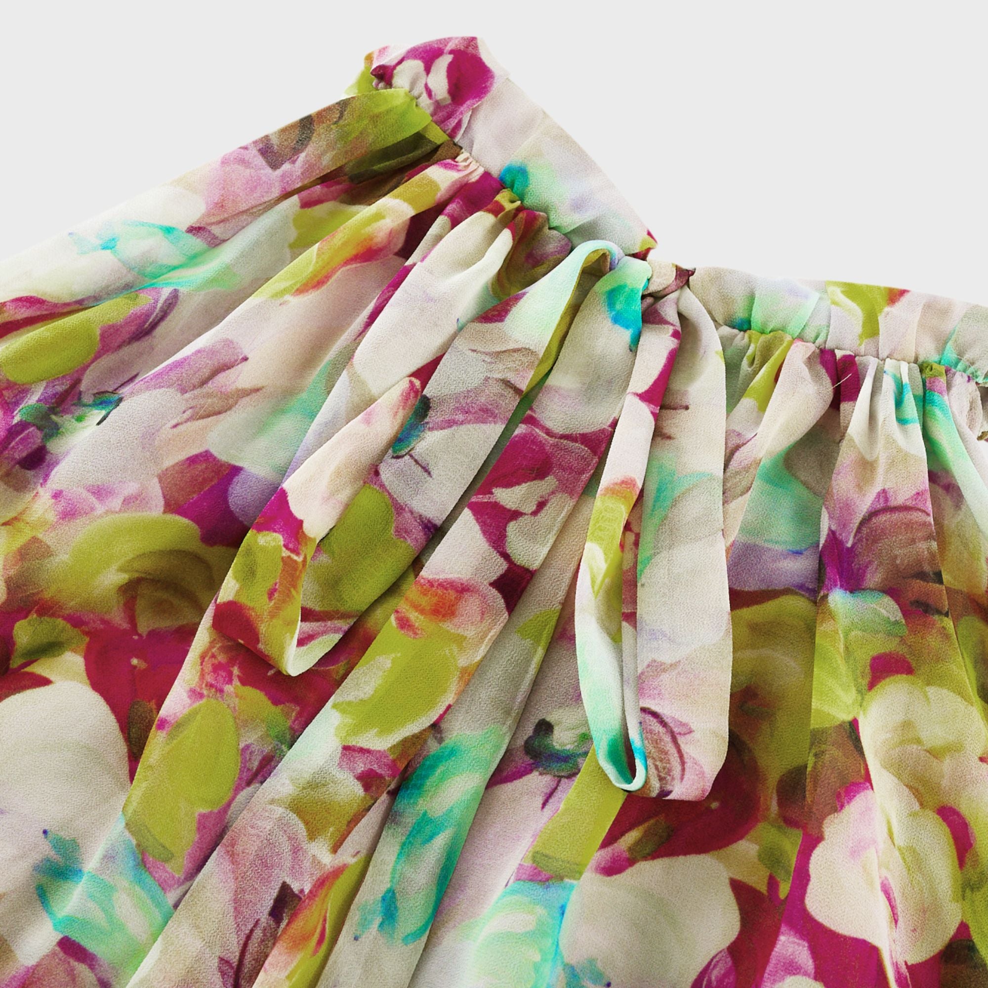 Robe midi sans manches à imprimé floral Gianina (Vente définitive - États-Unis uniquement)