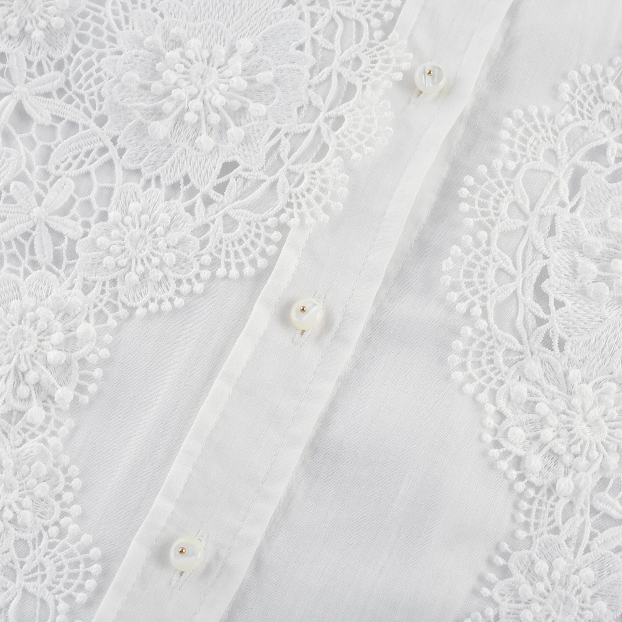 قميص Axelle المطرز بالدانتيل