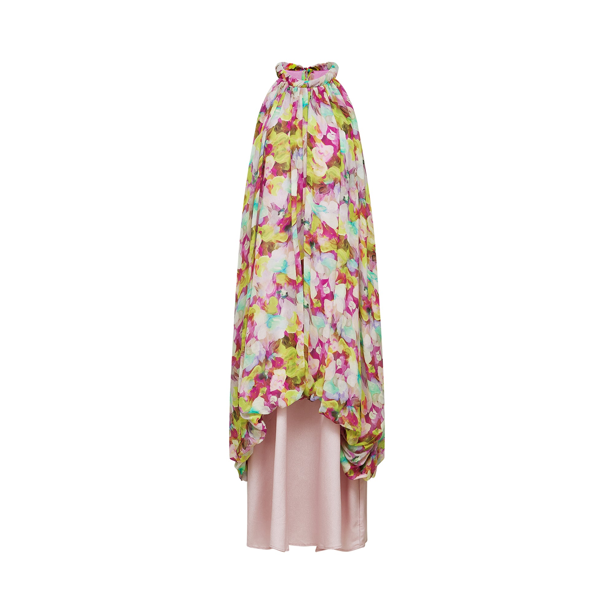 Robe midi sans manches à imprimé floral Gianina (Vente définitive - États-Unis uniquement)