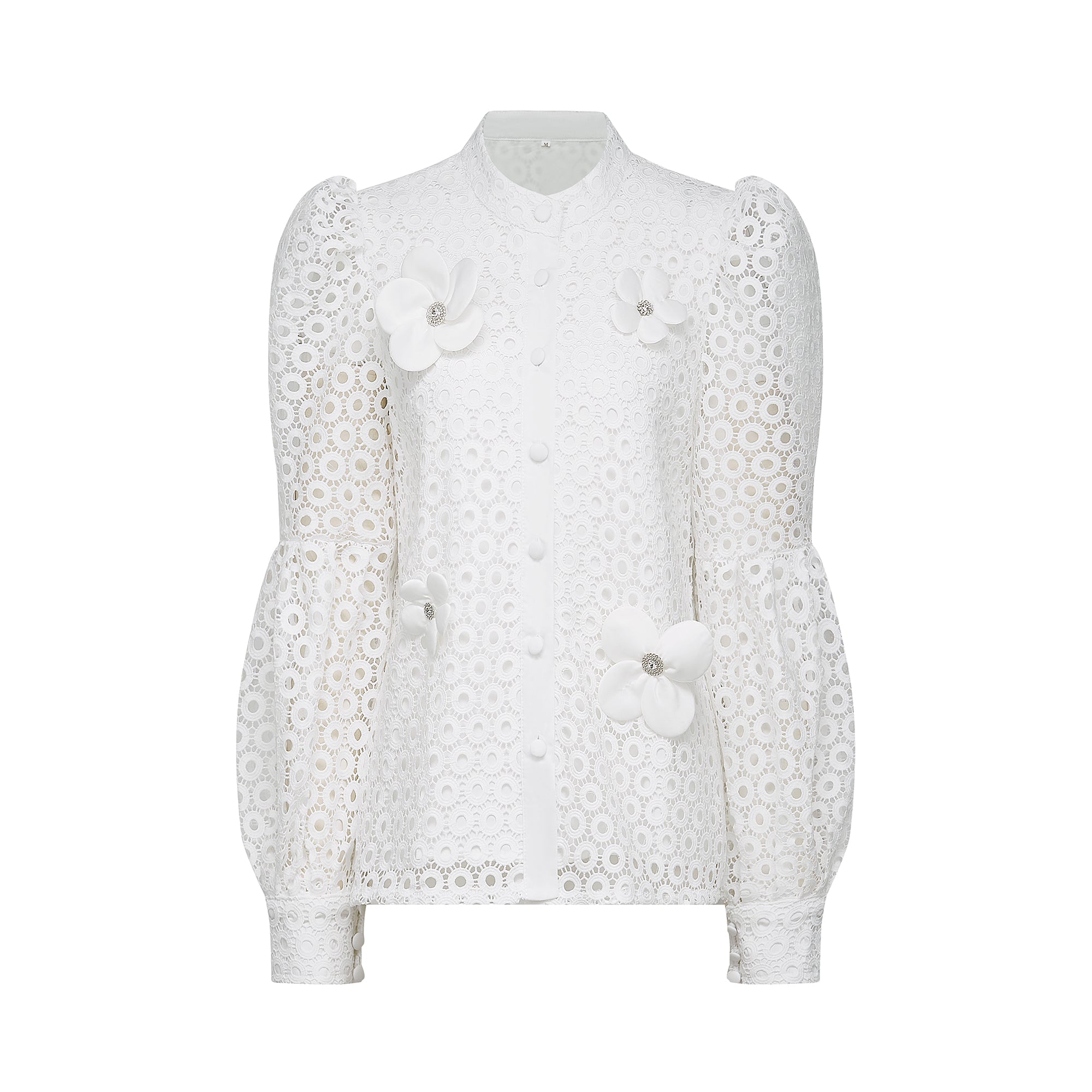 طقم بلوزة وشورت متناسقان بقصّة زهور الكالا الاصطناعية