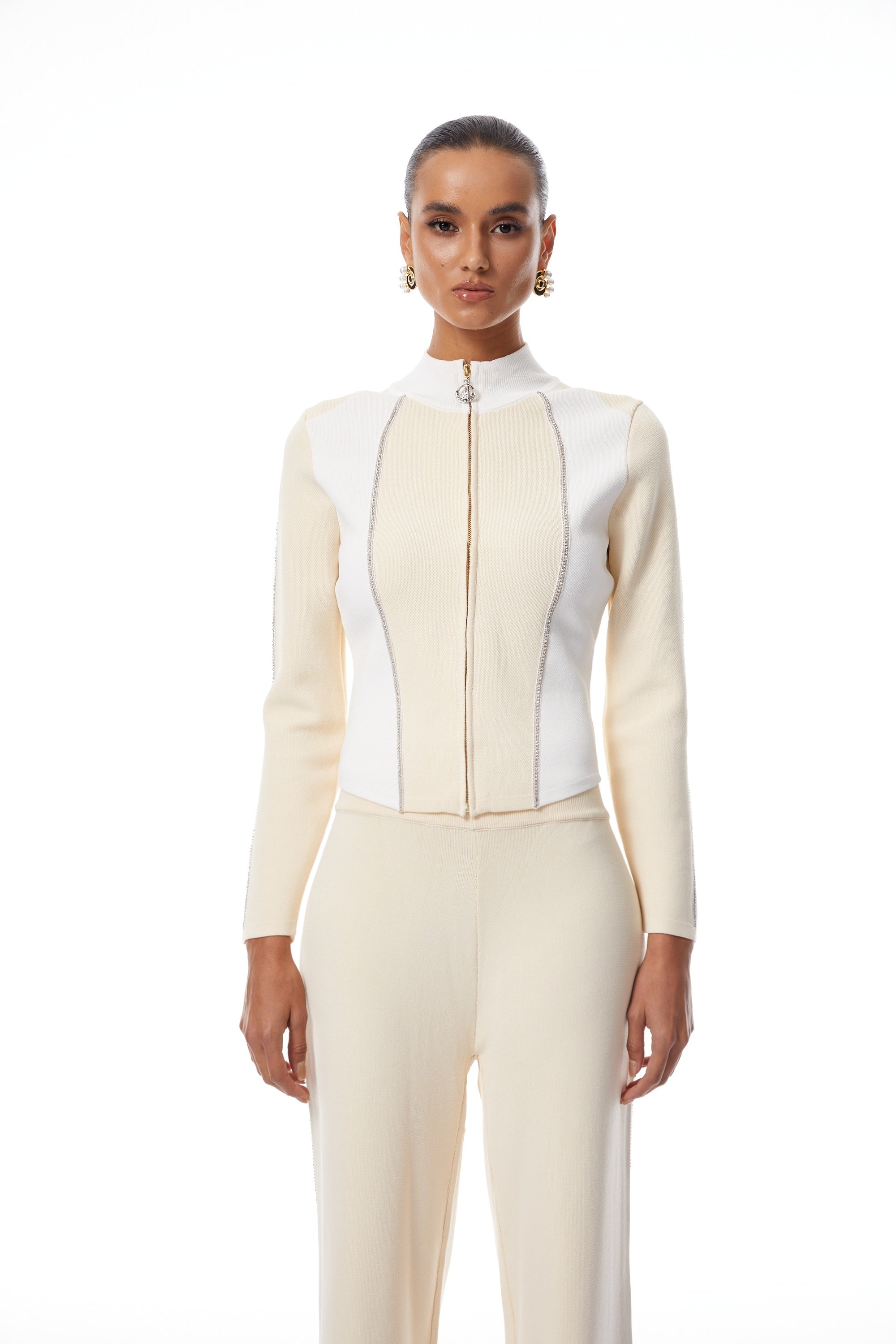 طقم كينيدي المنسوج المترابط بالخيوط المعدنية المحايدة