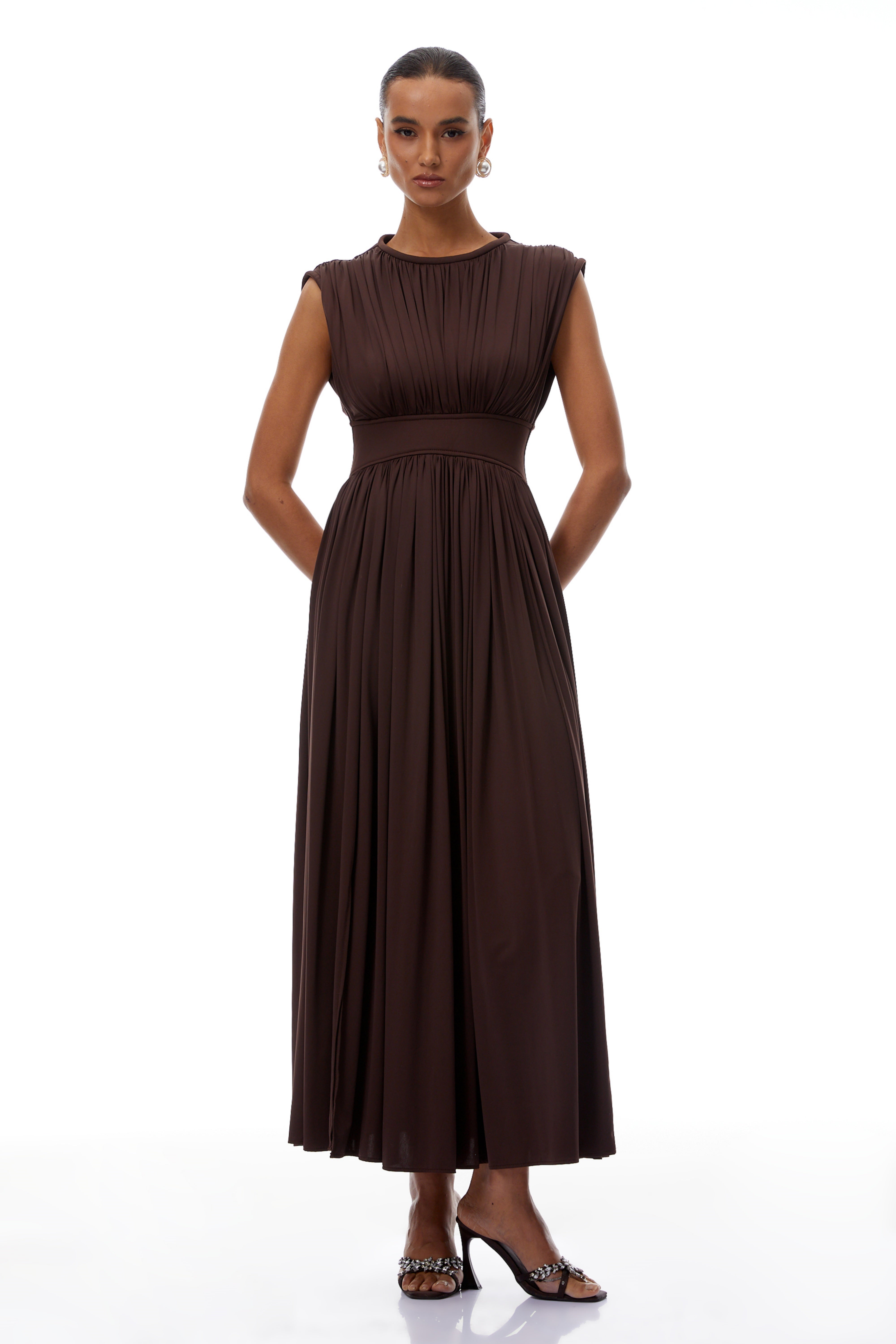 بنطلون كارغو بالازو بخصر مرتفع من أجاثي