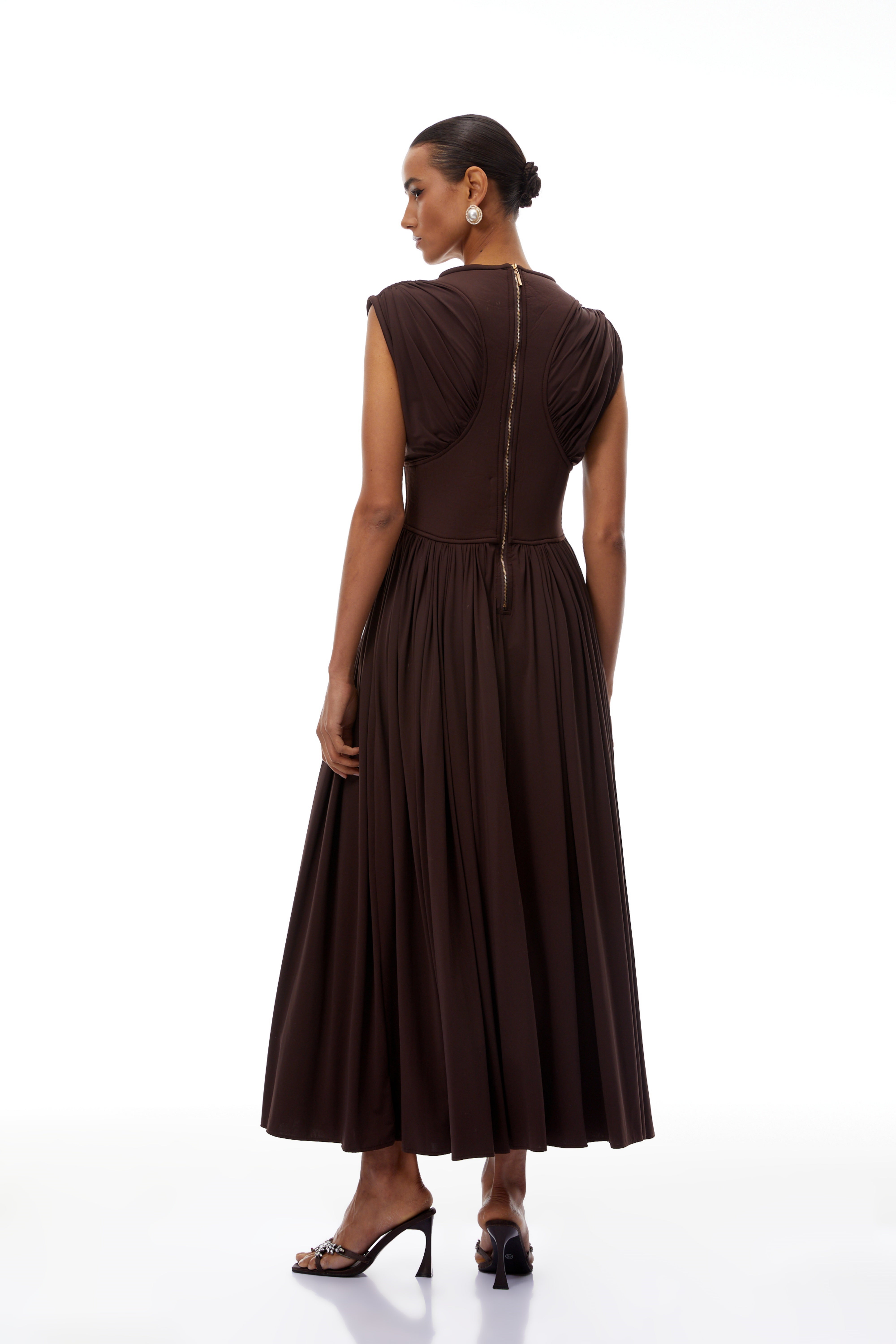 بنطلون كارغو بالازو بخصر مرتفع من أجاثي