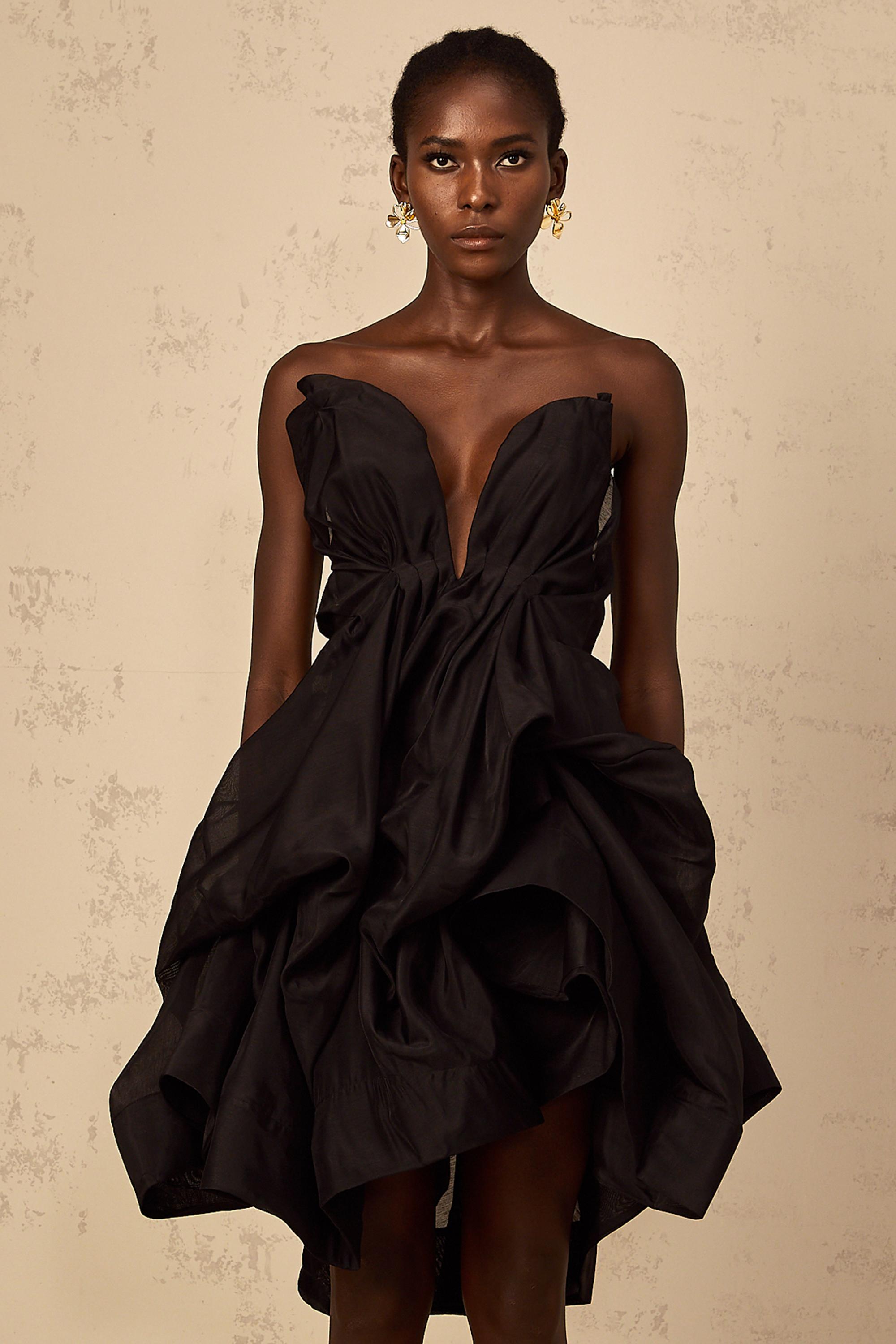 Black Asymmetrical Dress