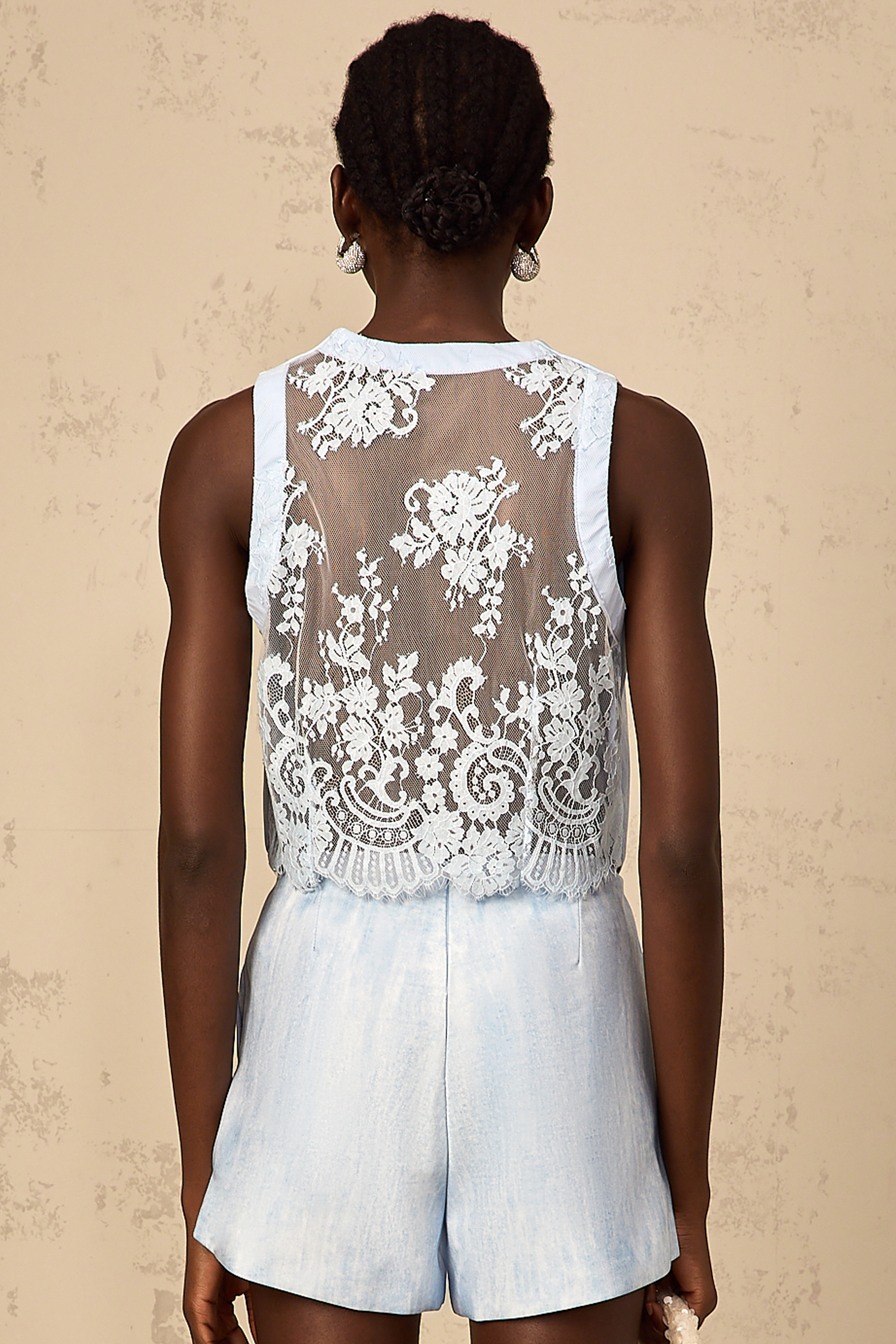 مجموعة آبي لايت بلو المتناسقة ذات التأثير الباهت