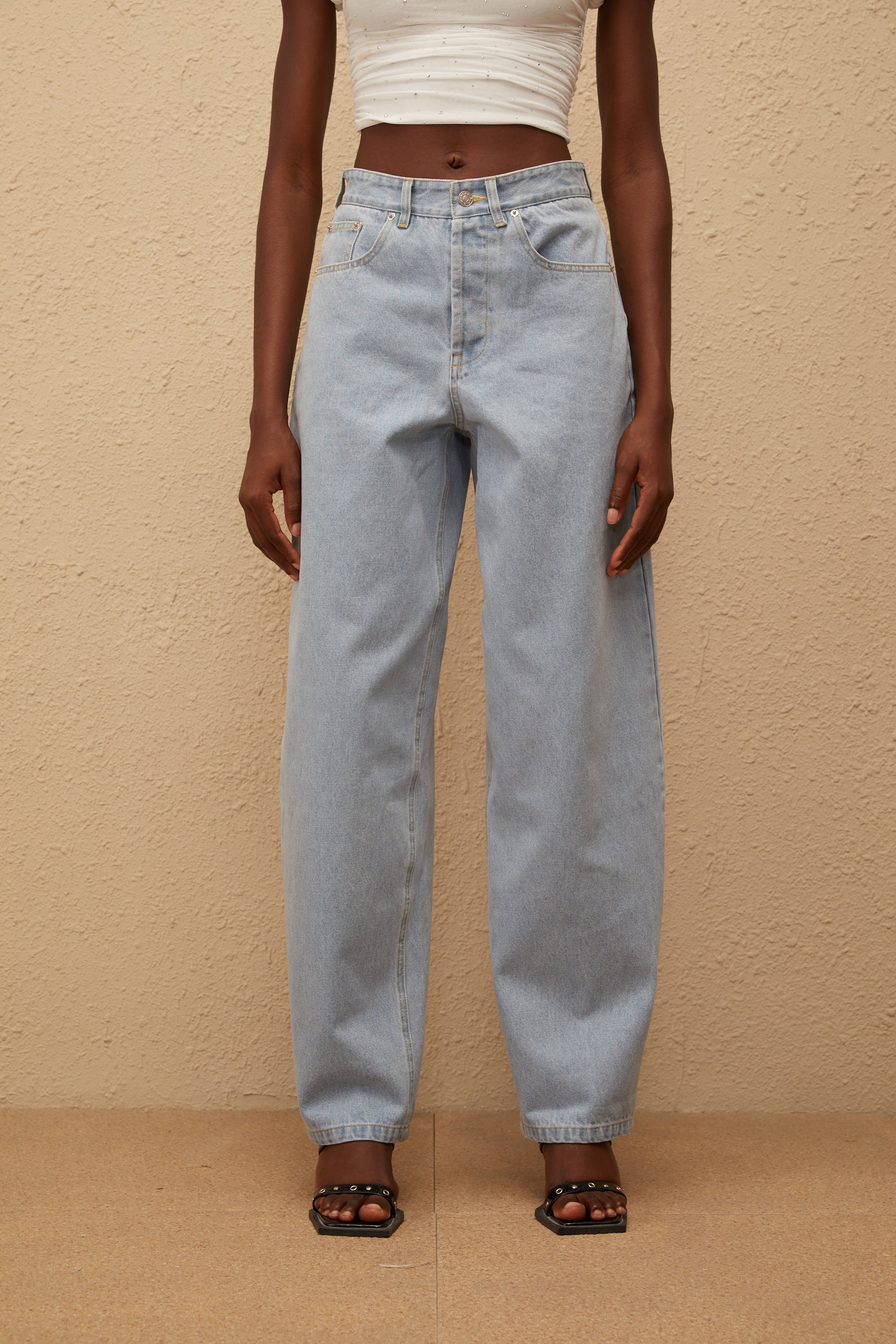 Alix Light Blue Deinm Wide Leg Jeans