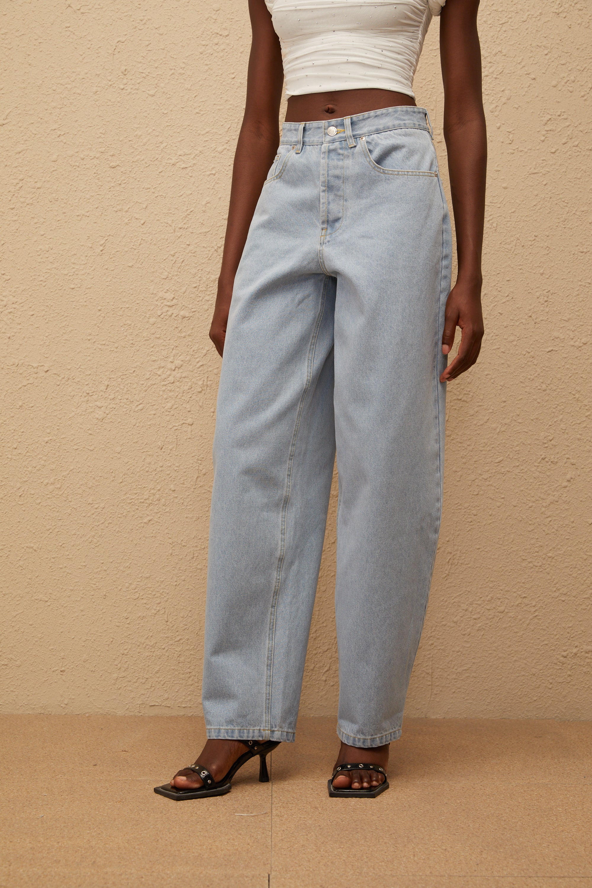 Alix Light Blue Deinm Wide Leg Jeans