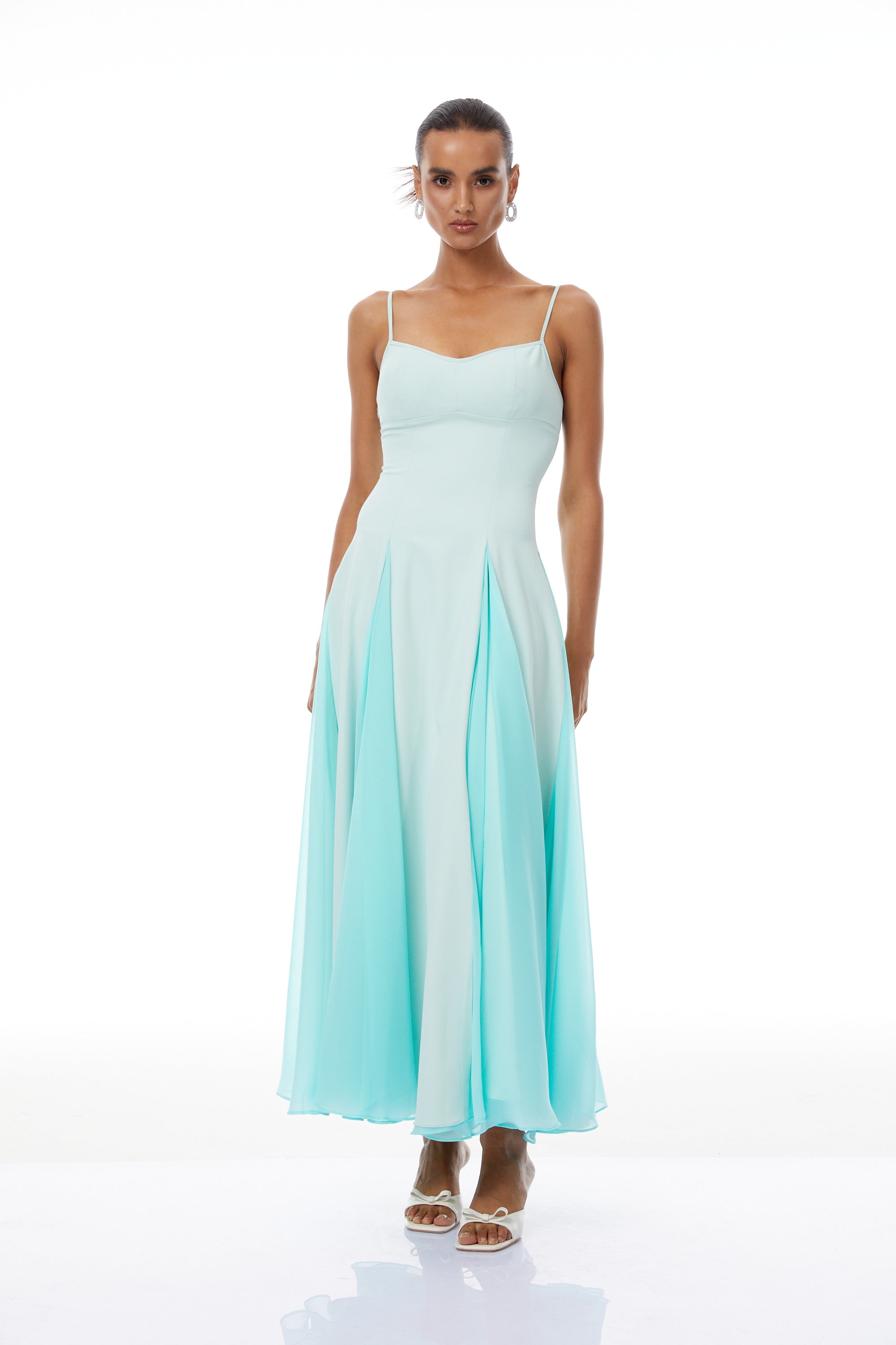 فستان ماكسي أزرق من أوسيان