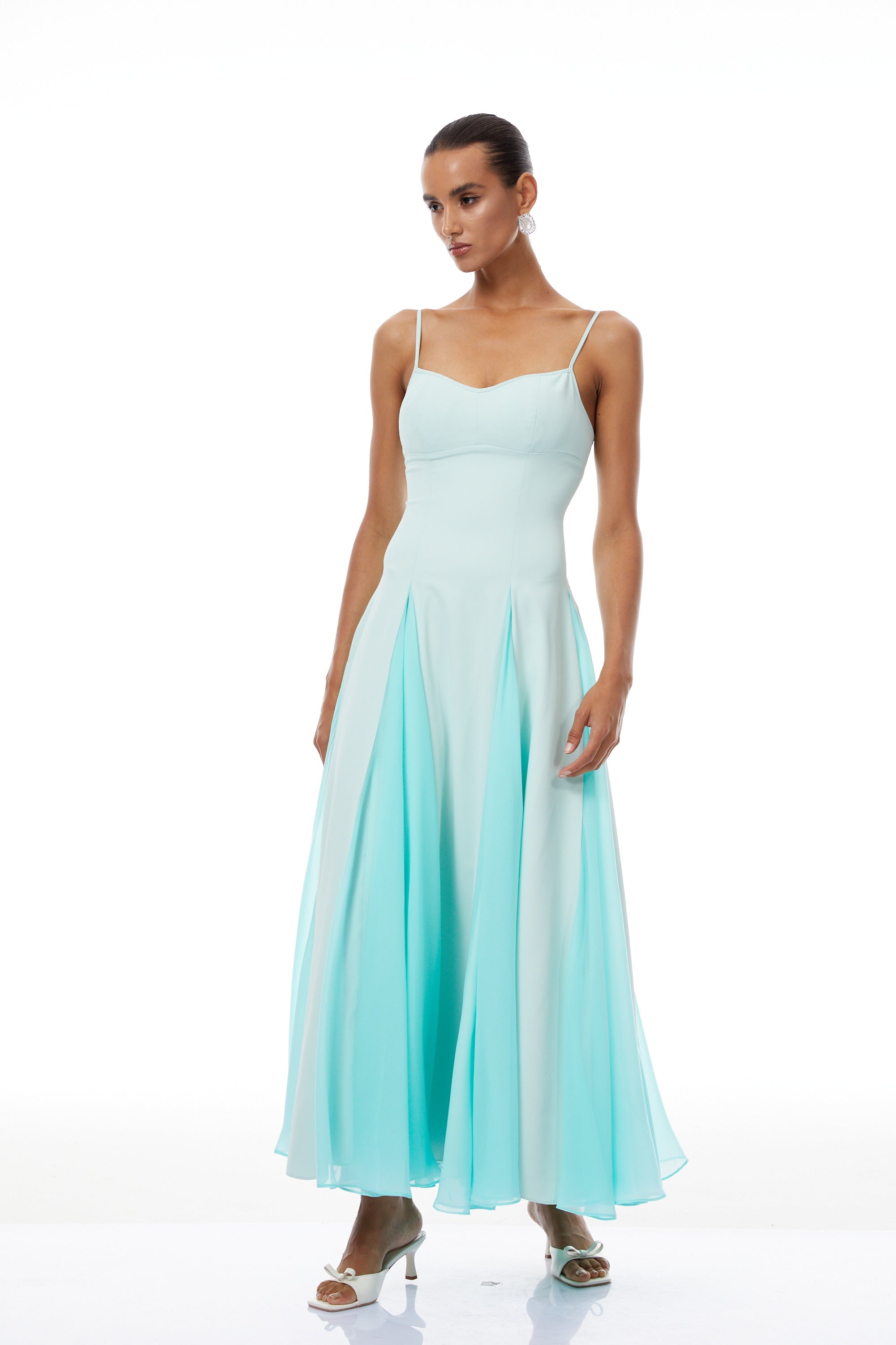 فستان ماكسي أزرق من أوسيان