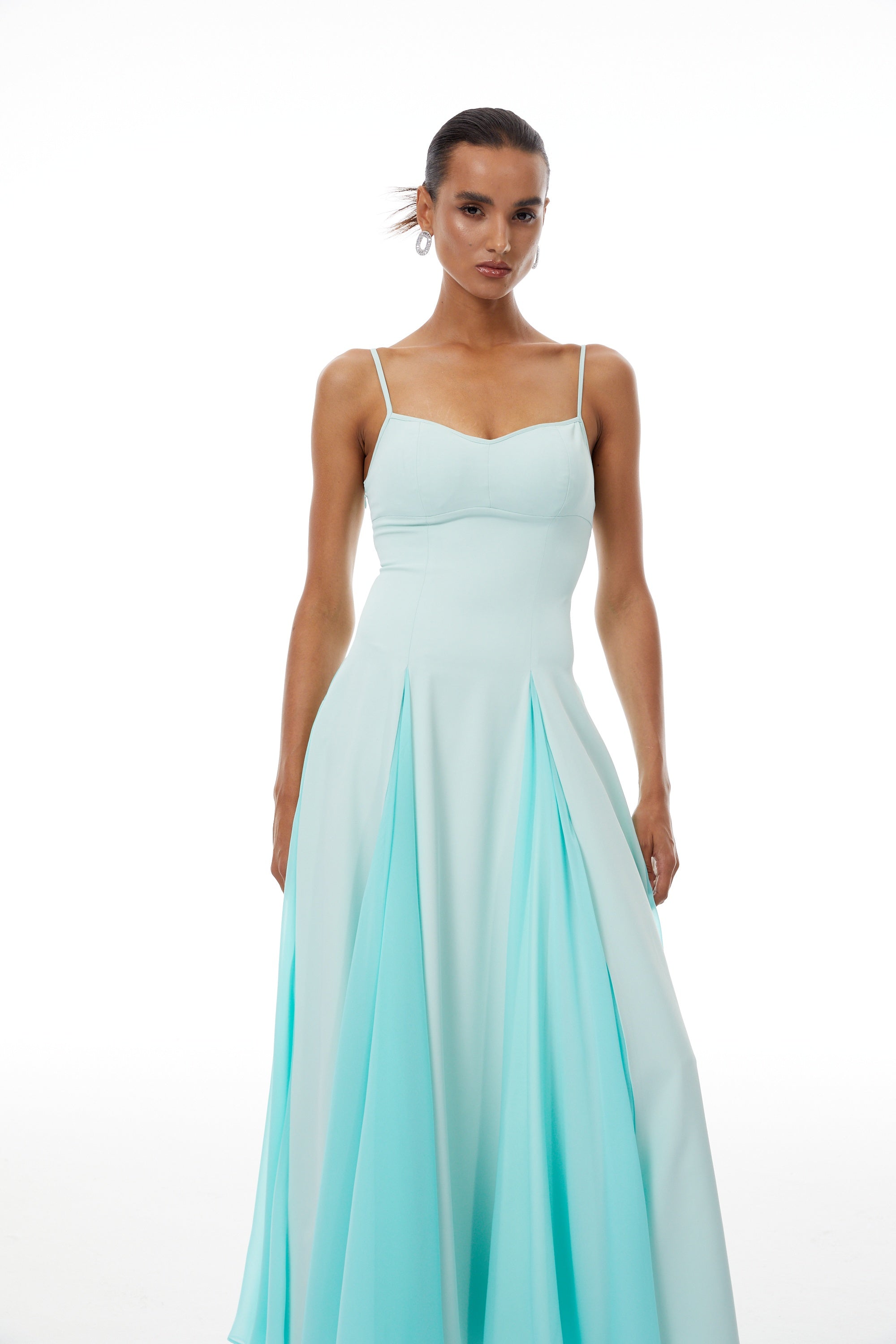 فستان ماكسي أزرق من أوسيان