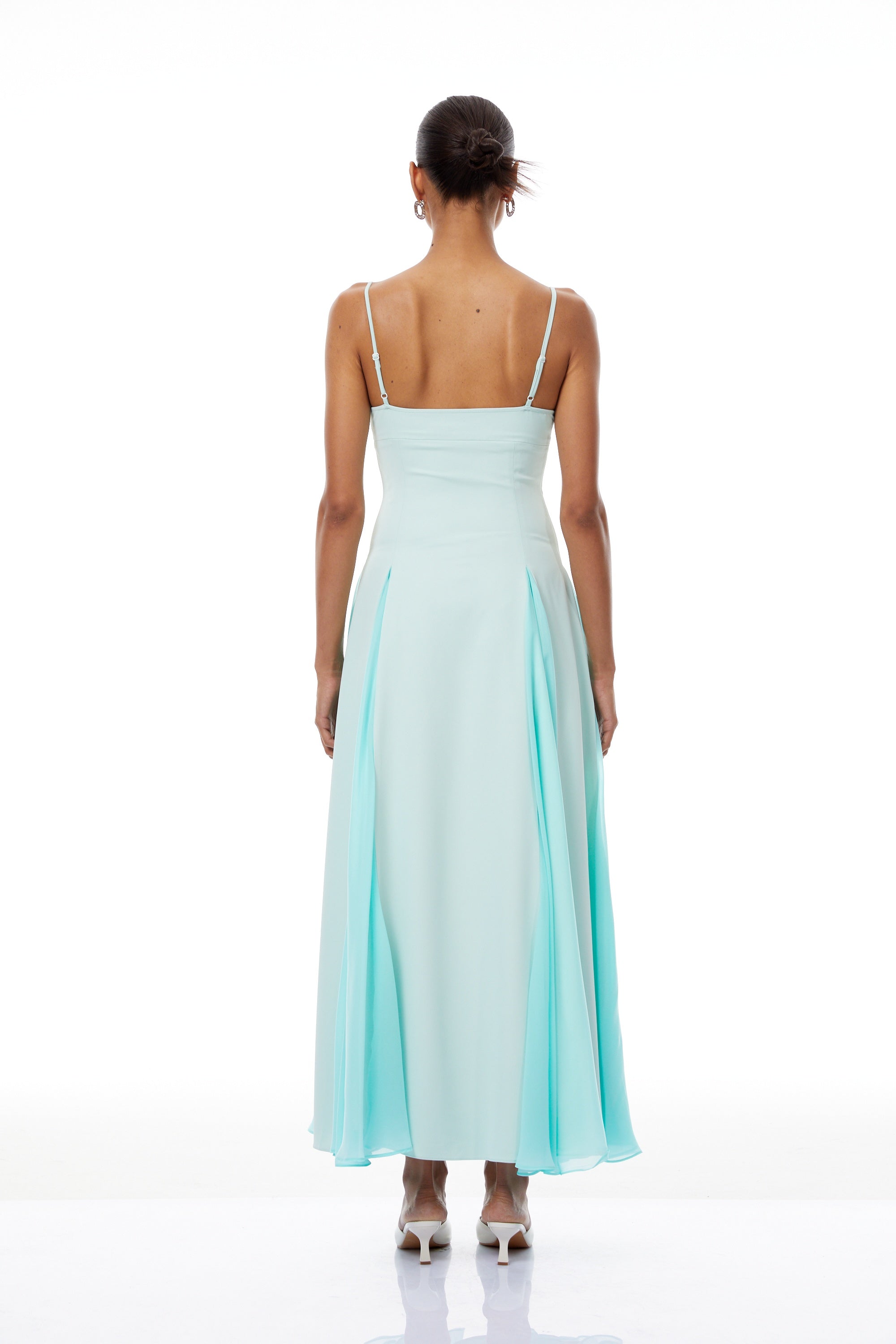 فستان ماكسي أزرق من أوسيان