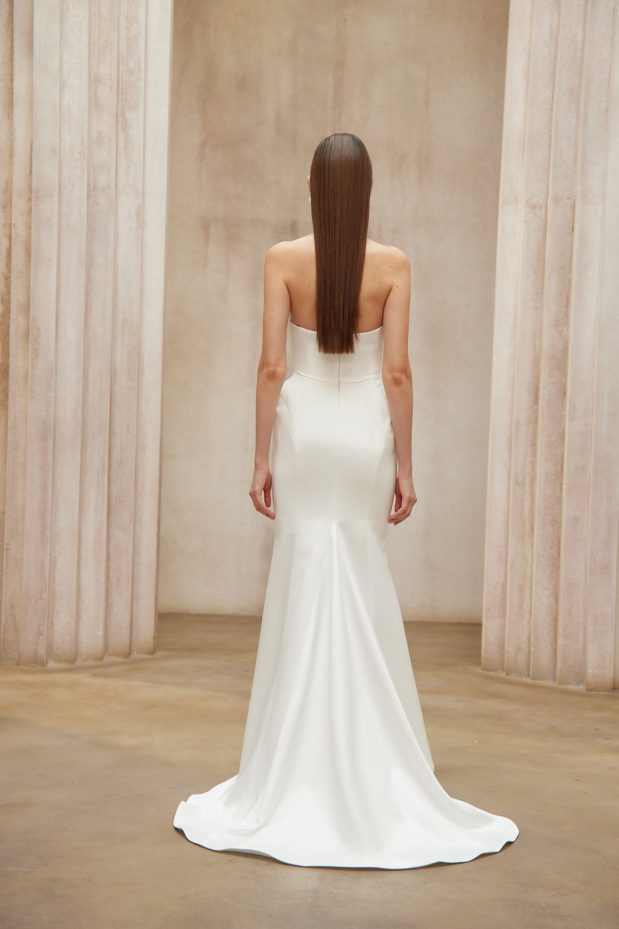 Alba White Barrel Waist Corset Maxi Dress