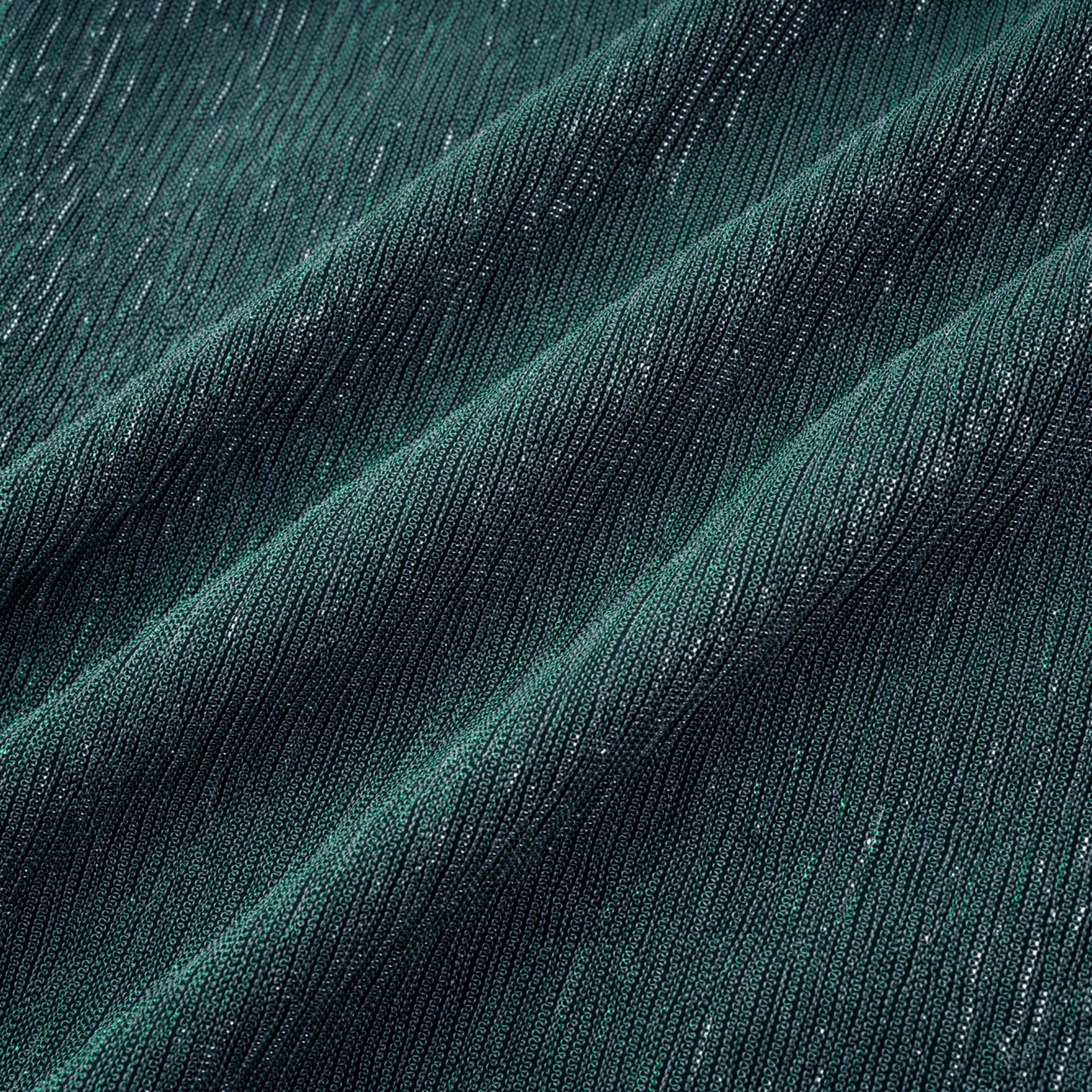 Delphine ribbon-design corset maxi dress in Green