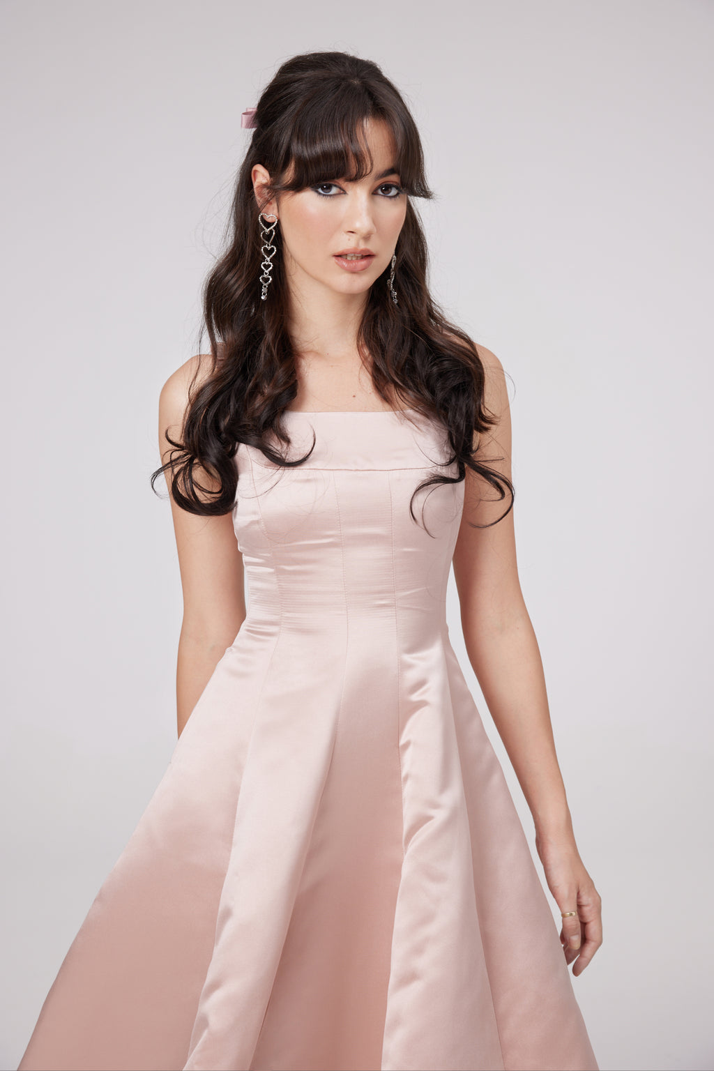 Coralie Lantern Sleeve Mini Dress