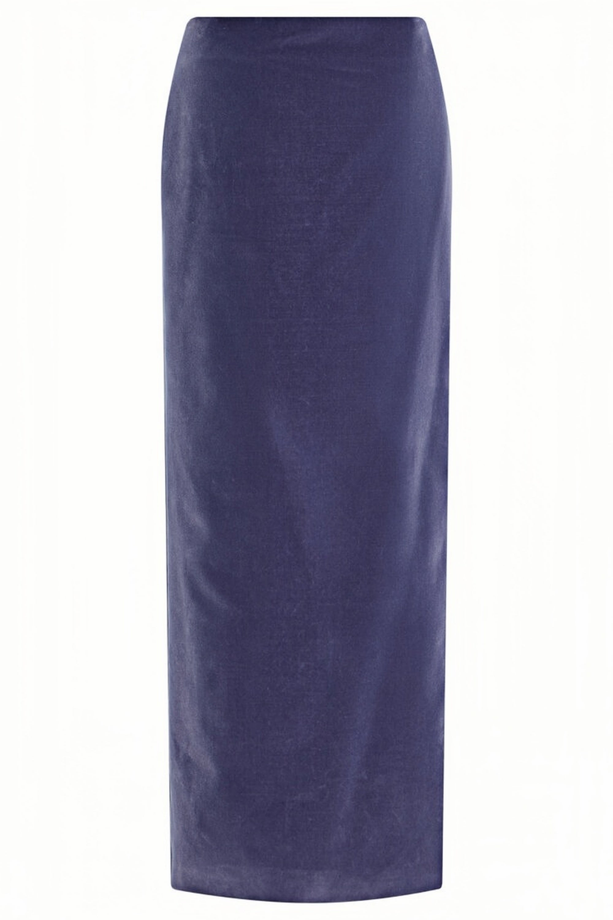 طقم فريدريكا من بلوزة وتنورة مخملية غير متماثلة باللون الأرجواني