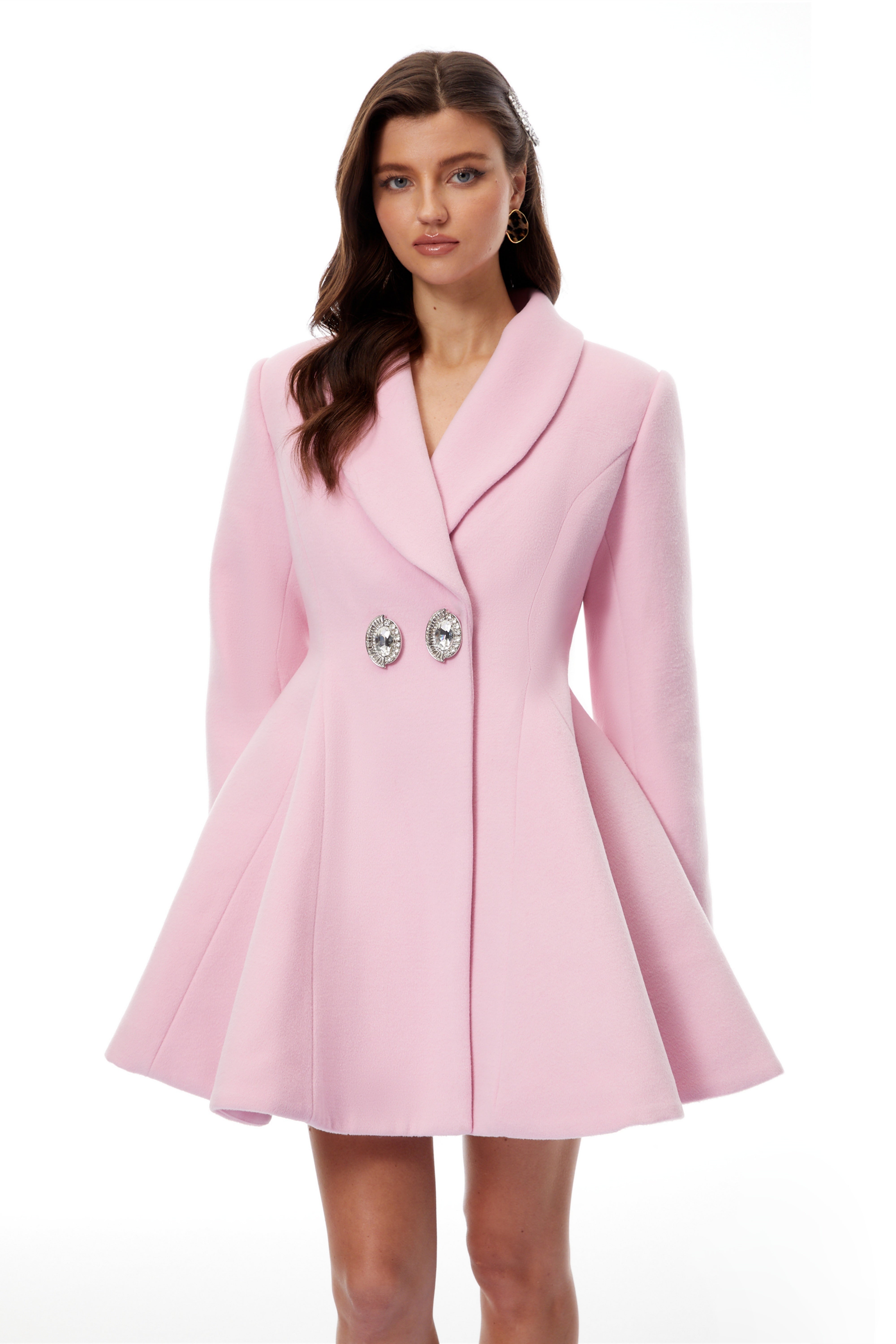 Sharon Rotes Maxikleid mit Strassverzierungen